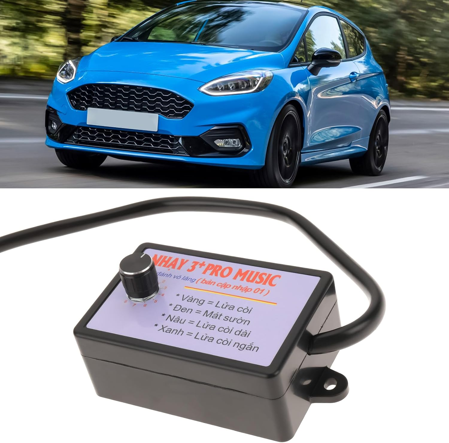 SING F LTD 8 Sound Effects Horn Controller 12-24V Compatible with Nhay 3+ Pro Music Motorcycle Speed Speaker image number 4