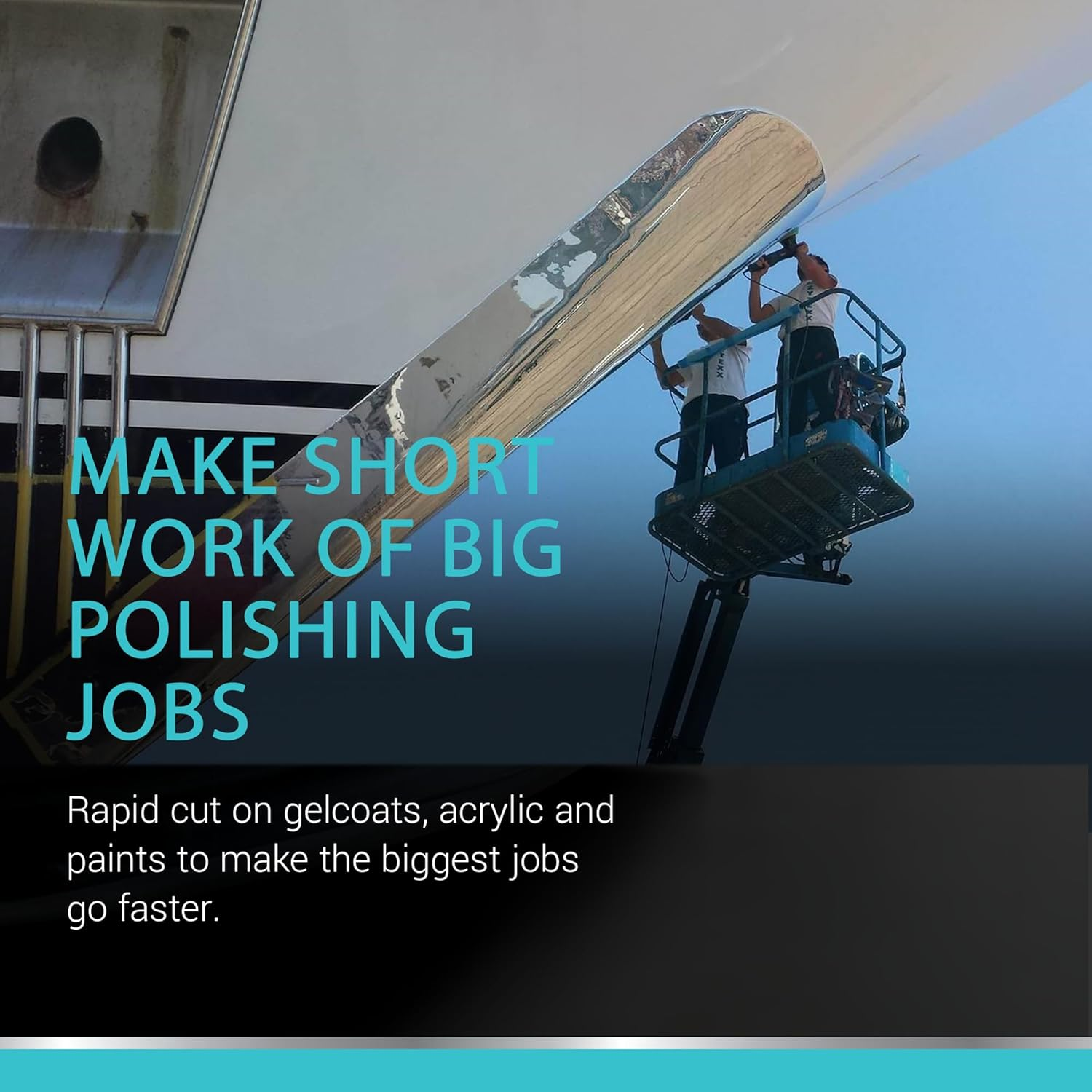 Rapid Gelcoat Cutting Compound 1L &ndash; High Cut Buffing Compound for Gel Coat, Paint & Acrylic image number 3