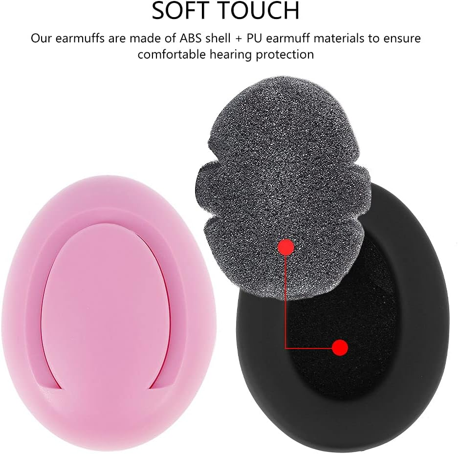 Muffy Baby Ear Muffs Baby Ear Protection Noise Cancelling Headphones Elastic Adjustable Baby Earmuffs for Toddlers - Blue image number 5