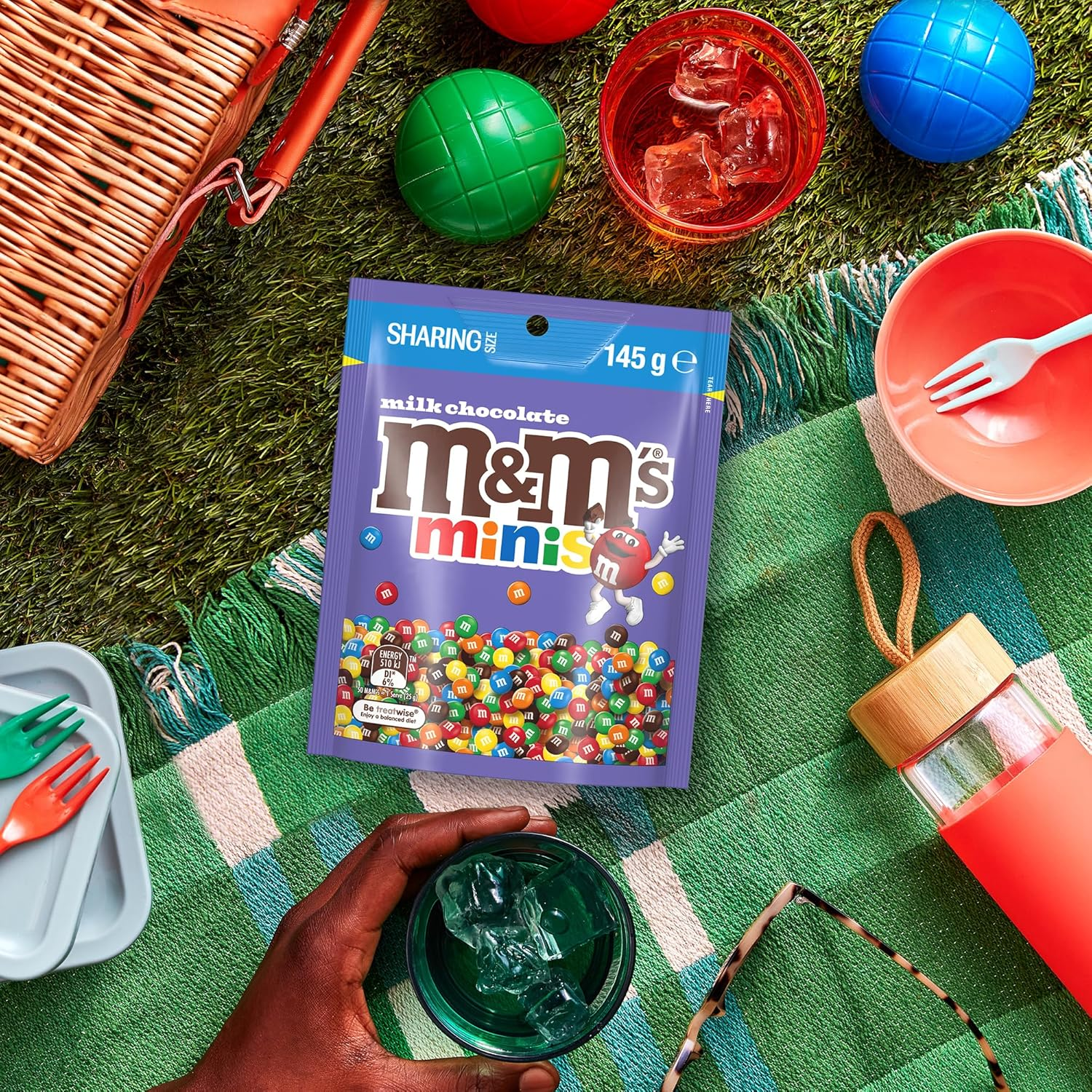 M&M&rsquo;S Minis Bite Size Milk Chocolates Share Bag 145 G image number 4