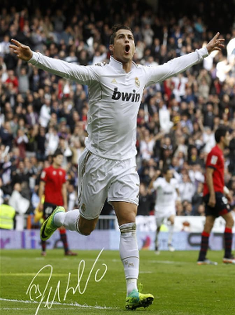 Cristiano Ronaldo Real Madrid Soccer 2012 Signed Autographed Photo