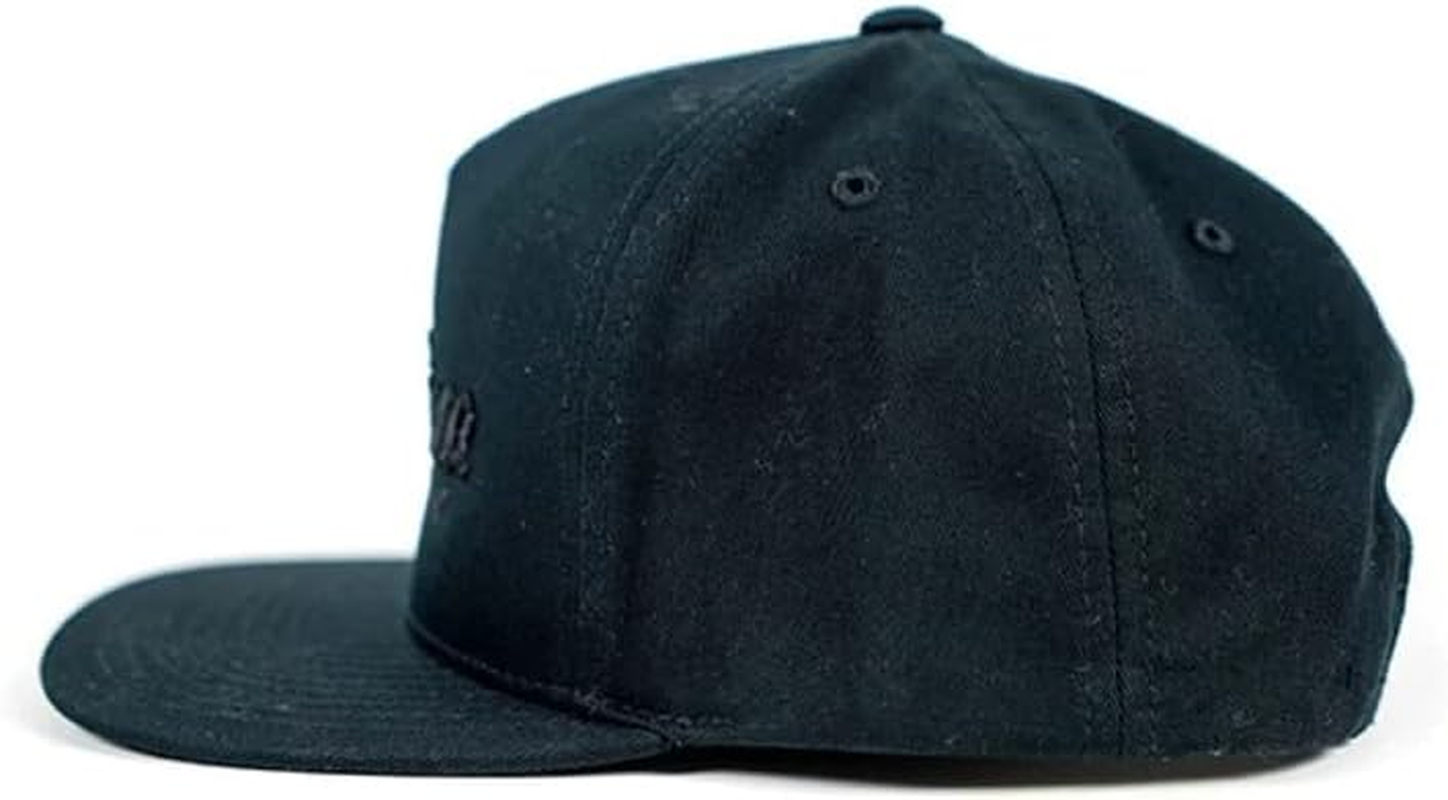 Montana Colors MTN Snapback Embroidery Cap, Black