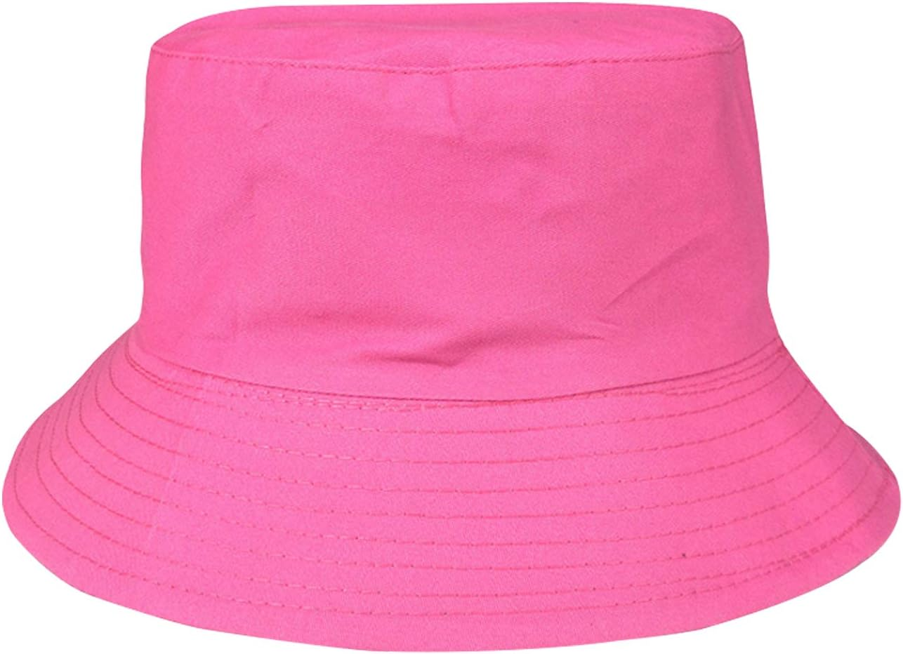 Bestgift Women'S Customizable Cotton Summer Travel Bucket Hat
