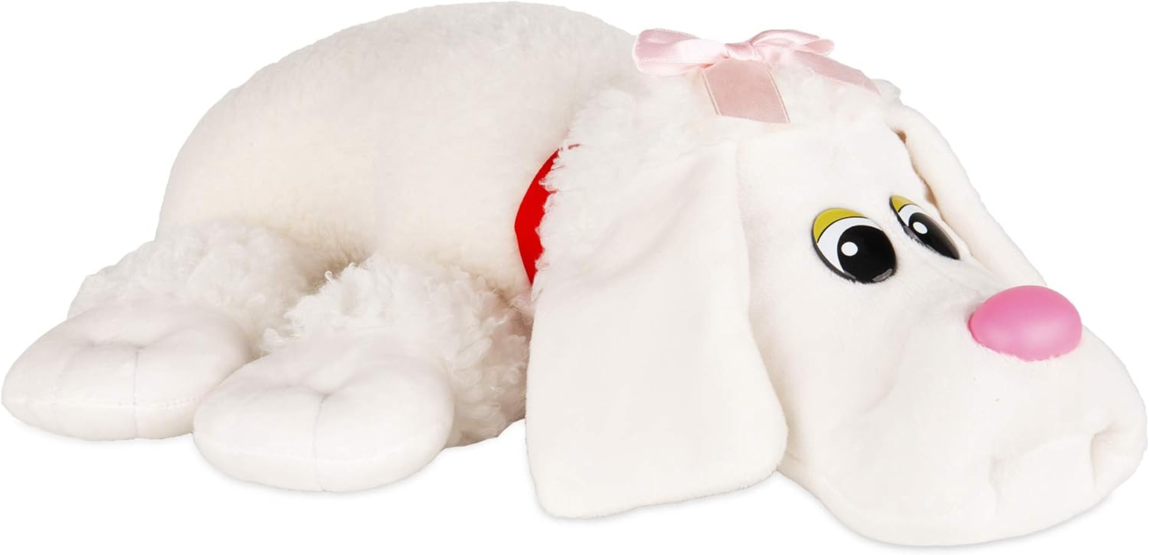 Pound Puppies Classic Stuffed Animal Plush Toy - Great Girls & Boys - 17" - White Poodle (Amazon Exclusive) image number 2