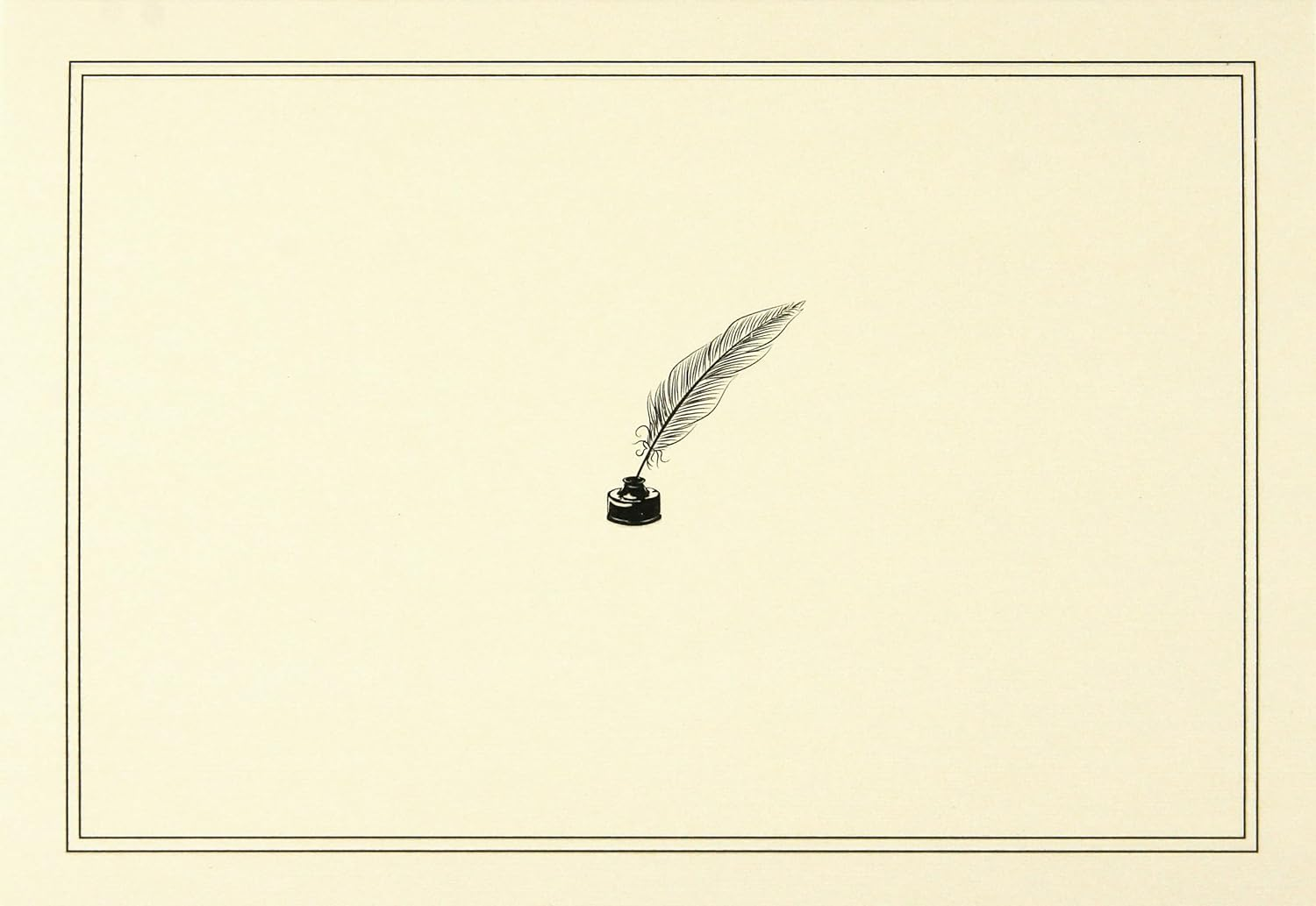 Quill Pen and Ink Note Cards (Stationery, Boxed Cards)