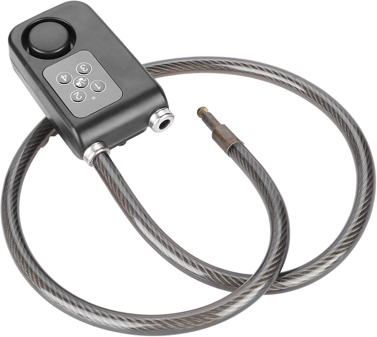 Intelligent Bicycle Lock, Anti-Theft Bicycle Alarm Lock 110Db Universal Security Alarm Lock Waterproof Alarm Cable Lock image number 5