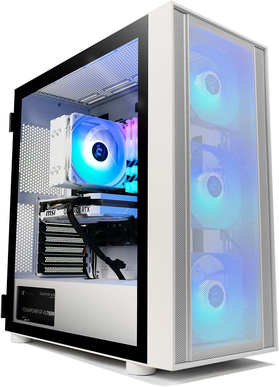 Thermaltake Computer System Infinity V2 Snow Edition - AMD 5500/ RTX 4060/ B550 Wifi/ 16GB RGB RAM/ H570 ARGB Snow image number 5