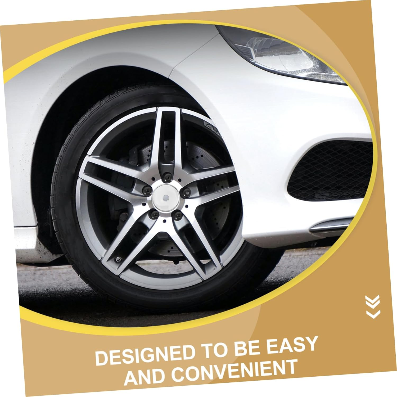 GLEAVI 20Pcs Hub Cap Decorative Cap Nylon Lug Nut Cover for Car Wheel Nut Tyre Accessory for Rim Protectors and Car Tire image number 4