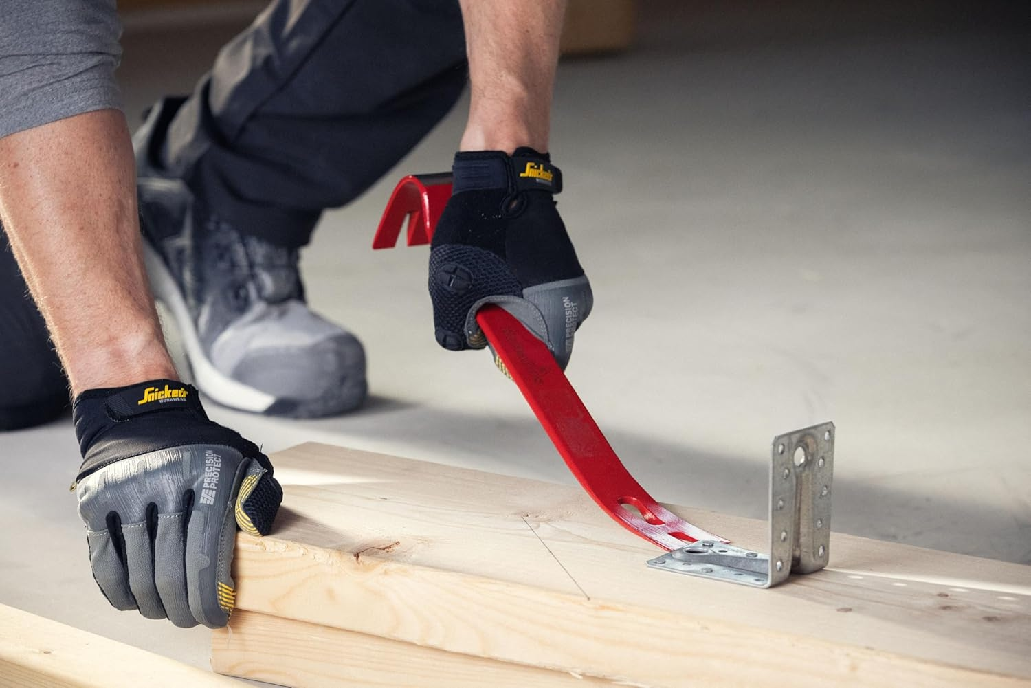 Hultafors 827015 Crowbar Set of 2 (190 Mm and 380 Mm) Practical Multifunctional Pry Bar I Robust & Durable Nail Puller for Woodwork and Much More