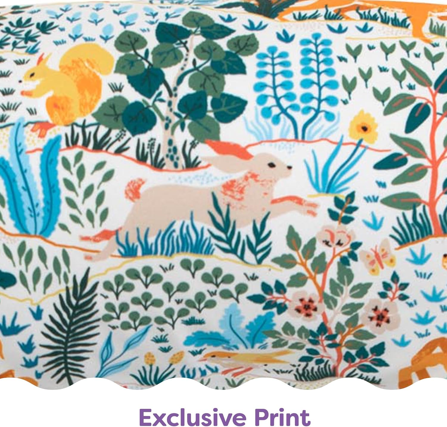 Boppy Nursing Pillow - Ergonomic Bottle & Breastfeeding Pillow with High, Firm, Large Area, Water-Repellent Cushion with Washable Cover; Baby Safety Alliance Verified - Colorful Forest Animals image number 4