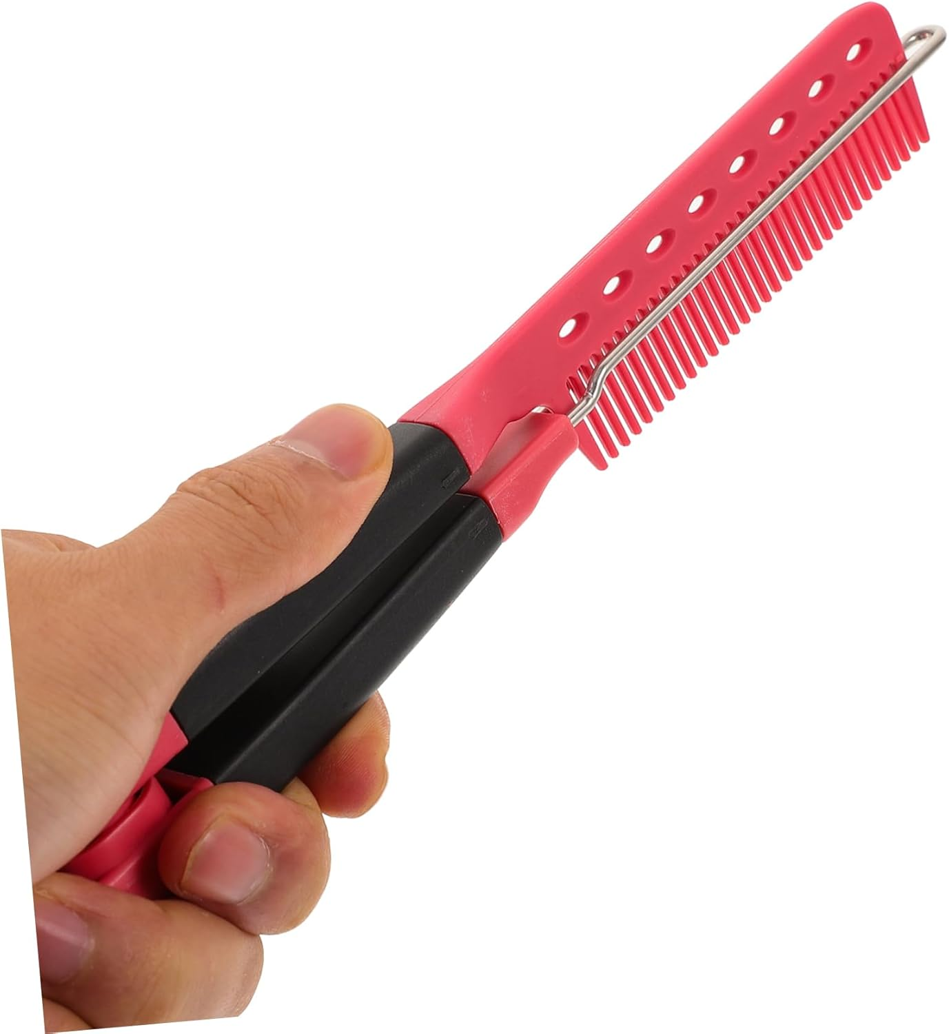 LOLIPPYY Hair Straightener Comb Tool Shaped Design Comfortable Grip Skin-Friendly Material Stylish and Elegant for Easy Hairstyling the Go image number 4