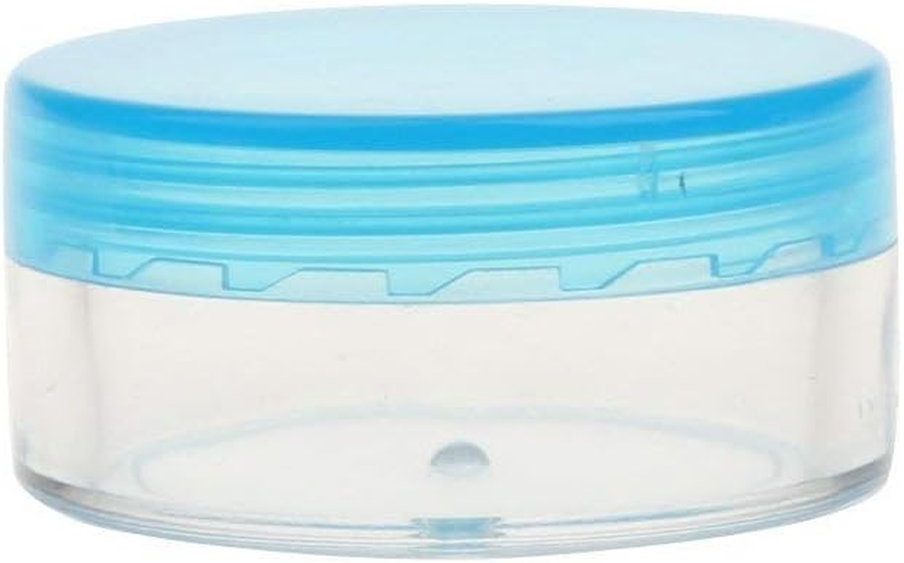 5Pcs 10G Cosmetic Empty Jars Pots Eye Shadow Face Cream Powder Container - Blue image number 5
