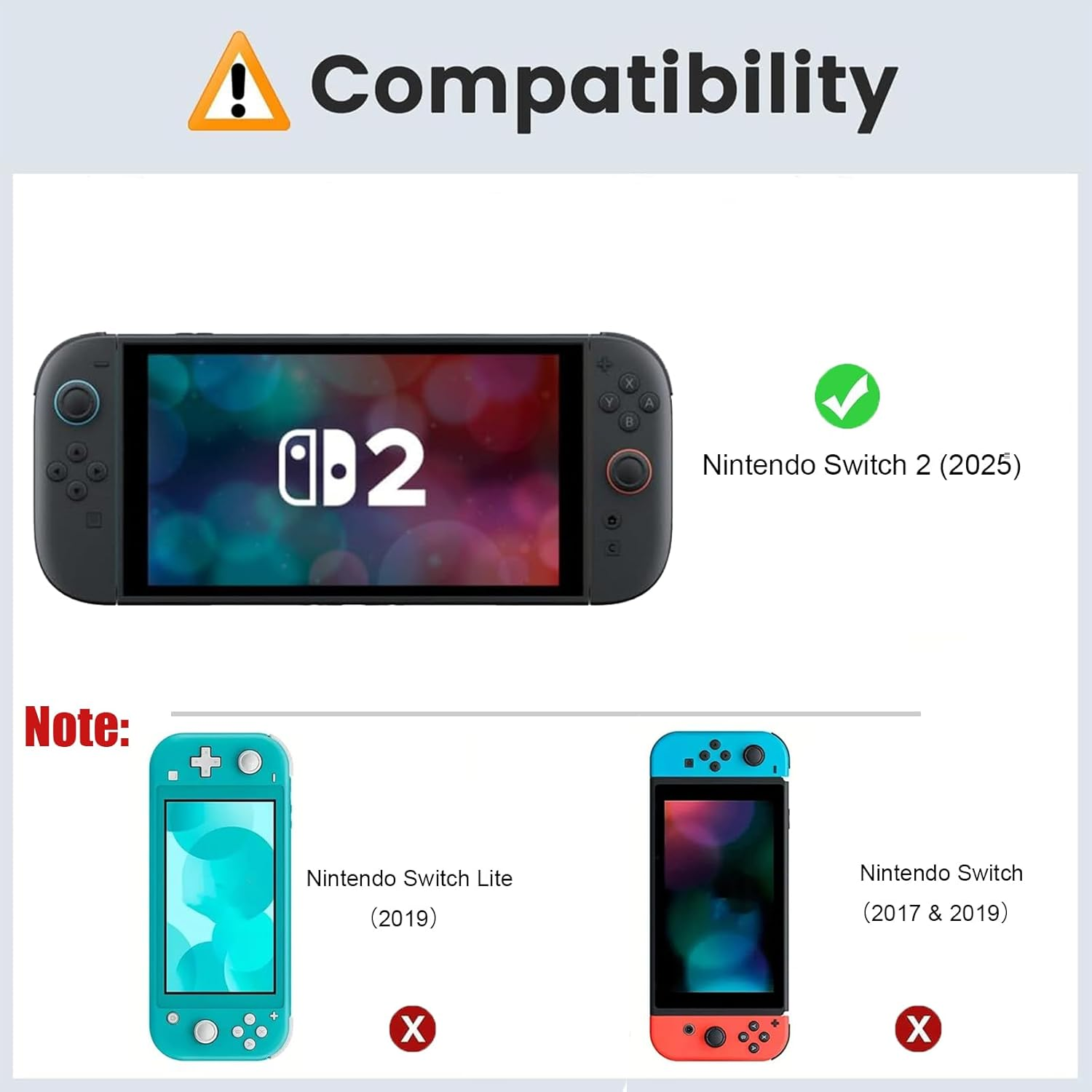 Vonzuda 3 Pack Screen Protector for Nintendo Switch 2 Model 2025, Ultra HD Tempered Glass Screen Protector Compatible with Nintendo Switch 2 7.9 Inch (3) (Clear) image number 4