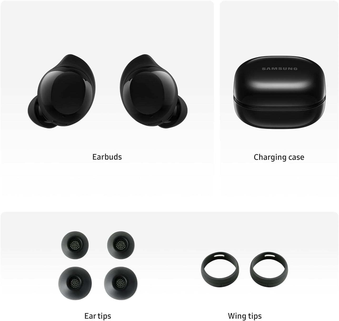 Samsung Galaxy Buds Core SM-R410 (2025) | Latin American Stock | Bluetooth 5.4 | Active Noise Cancelation | up to 35H Continuous Music Playblack - (Black) - White image number 6