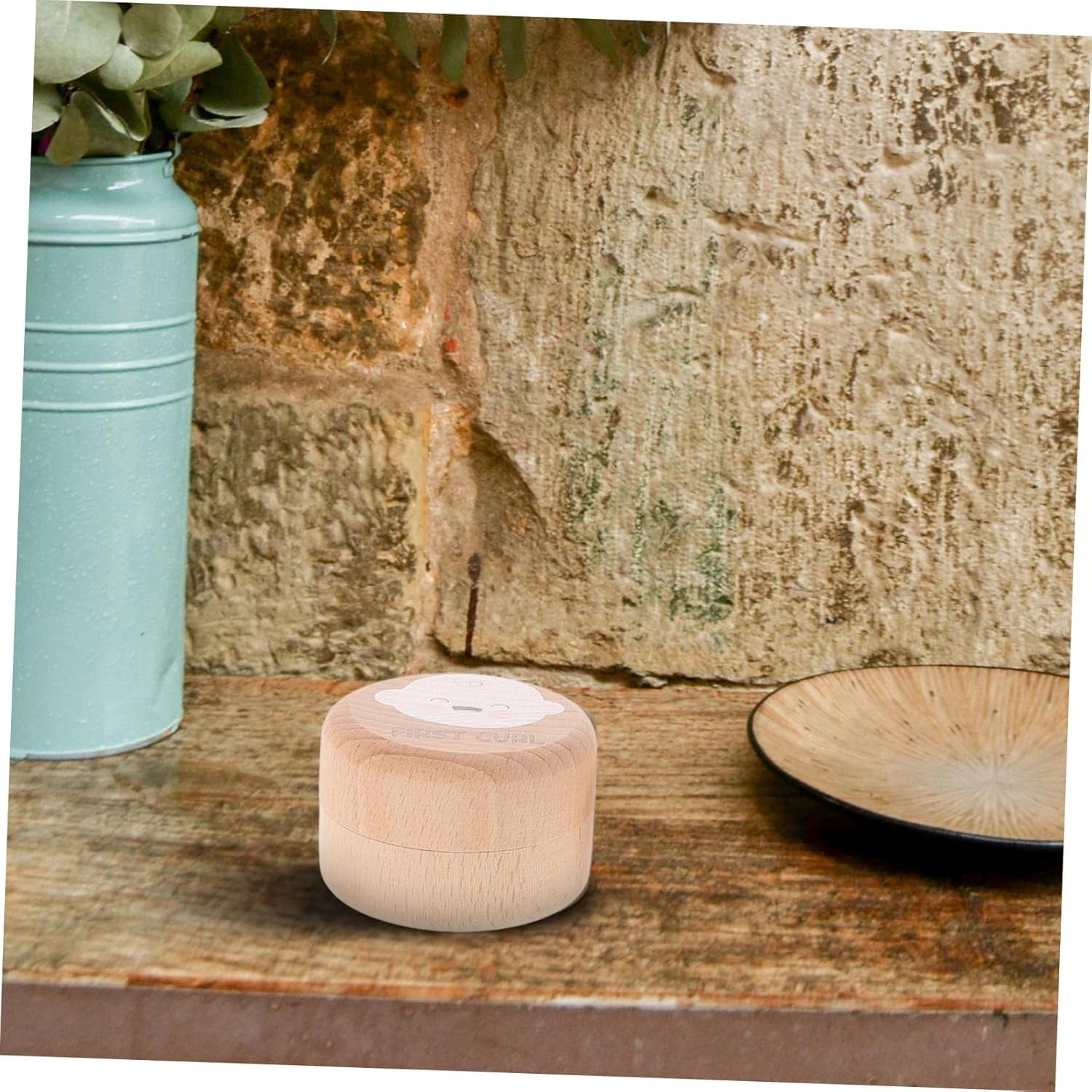 2Pcs Wooden Tooth Keepsake Box First Tooth Storage Box for Boys and Girls Cute Fairy Design for Shower Birthday image number 5