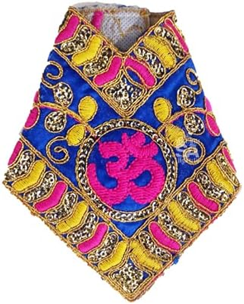 S a GIFTS Sai Amrut Beautifully Embroidery Work Sai Baba Vastra, Poshak Dress with Pagdi (Multicolour, 6 Inch) image number 4