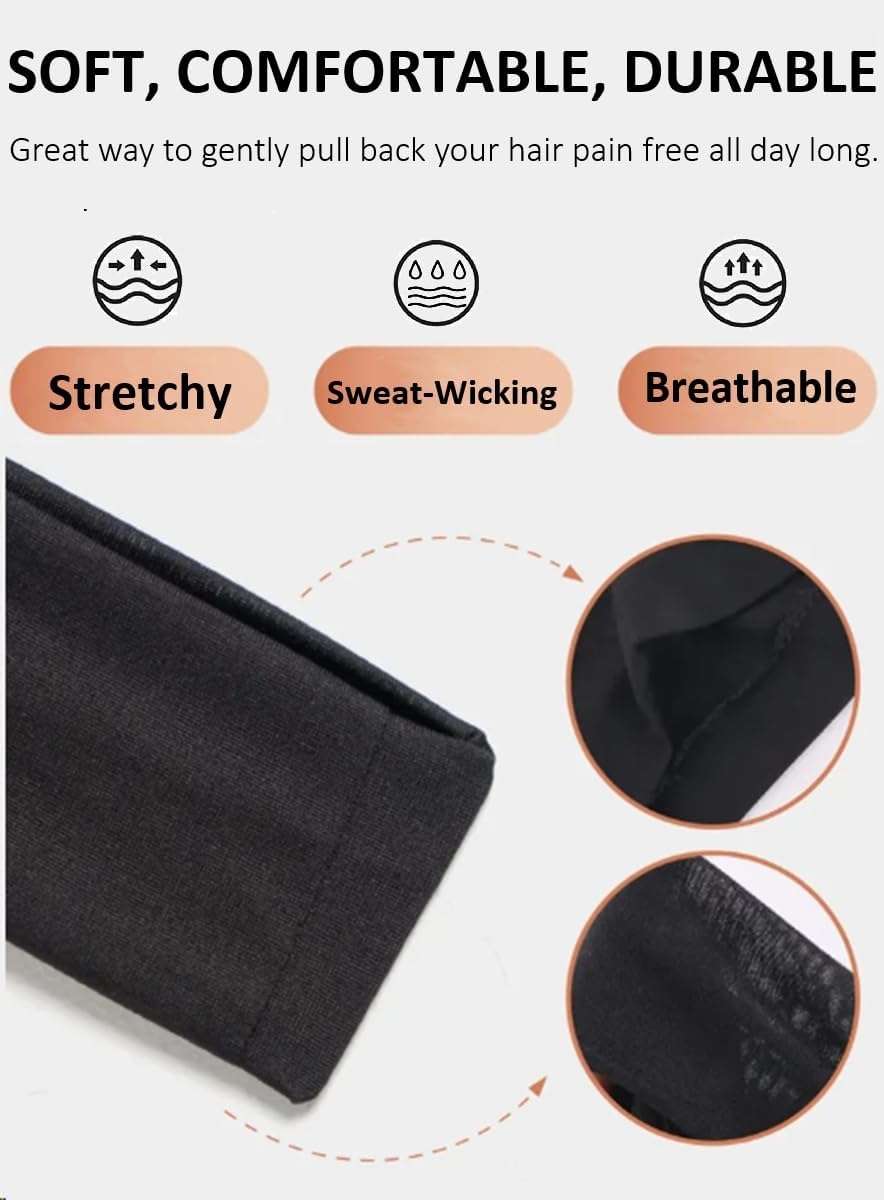 Headbands for Women Non Slip Women Sport Headbands, Sweat Headbands for Workout Yoga Running, Stretchy Hair Bands for Women'S Hair - Color B image number 4