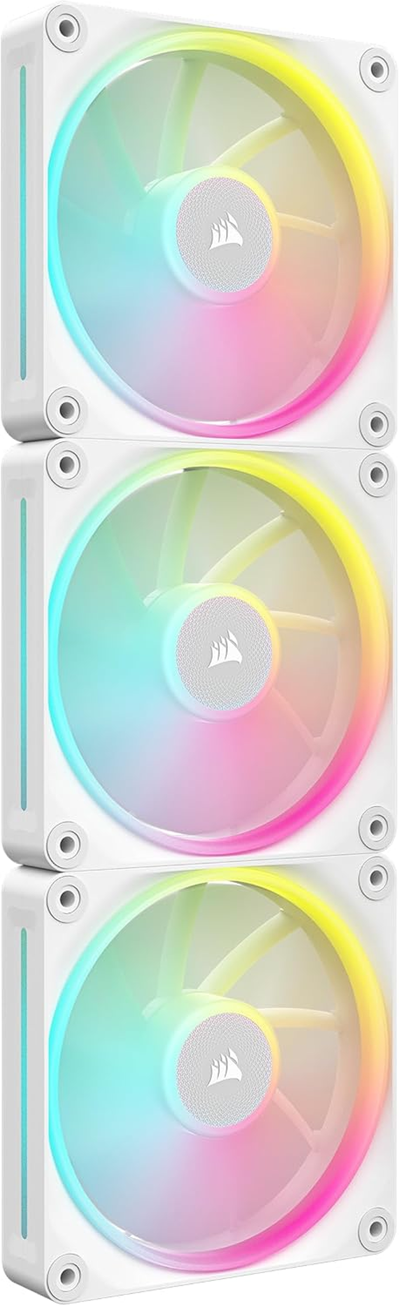 CORSAIR Icue Link LX140 RGB 140Mm PWM Fan Single Pack &ndash; Dual Light Loops &ndash; Requires Icue Link System Hub (Sold Separately) &ndash; CORSAIR Airguide Technology &ndash; White