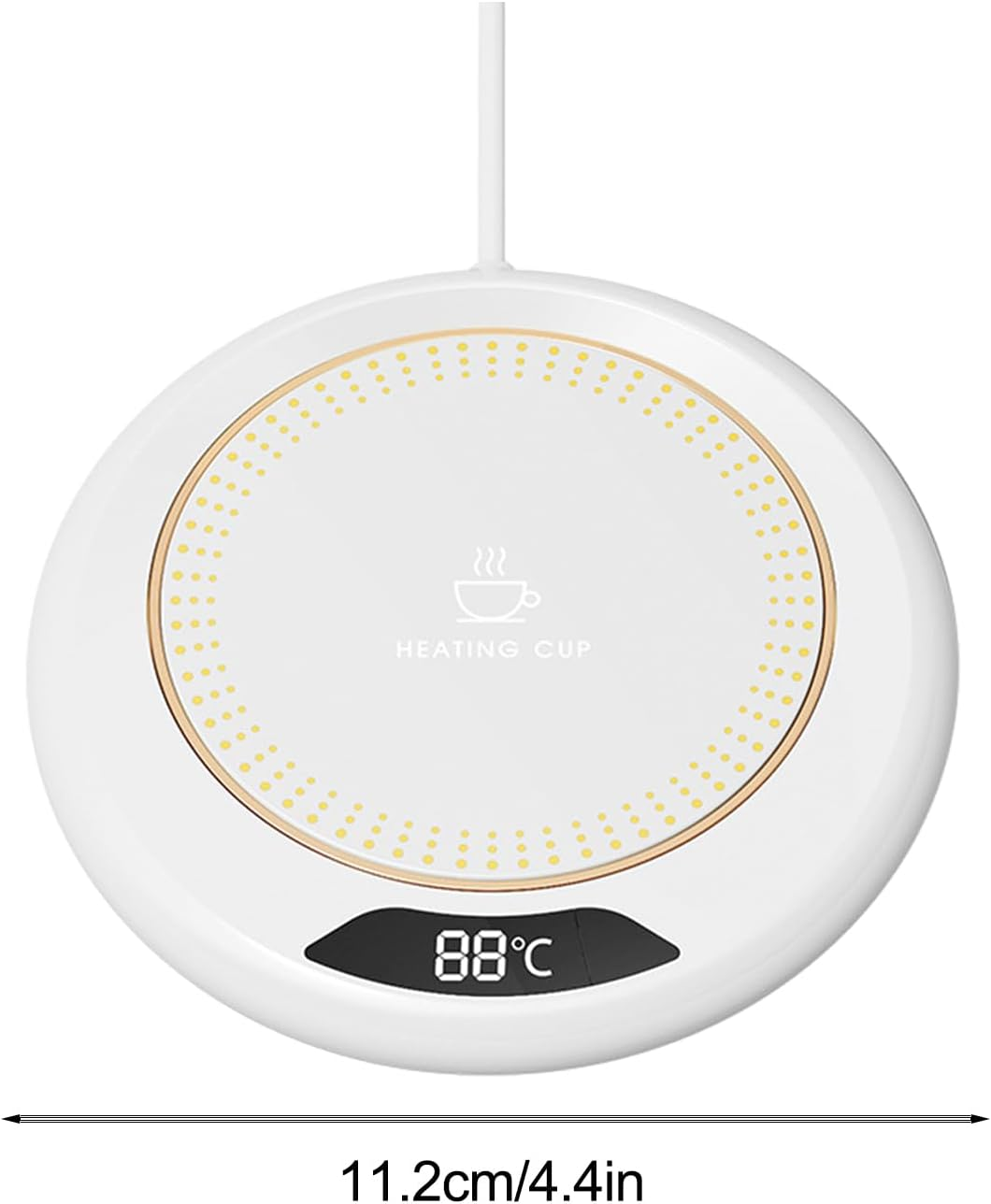 Coffee Mug Warmer - 3 Levels Temperature Coffee Heater 20W,Electric Adjustable Heat Pad for Candle Tea Milk Drink Table Dining Room Bar Housewarming