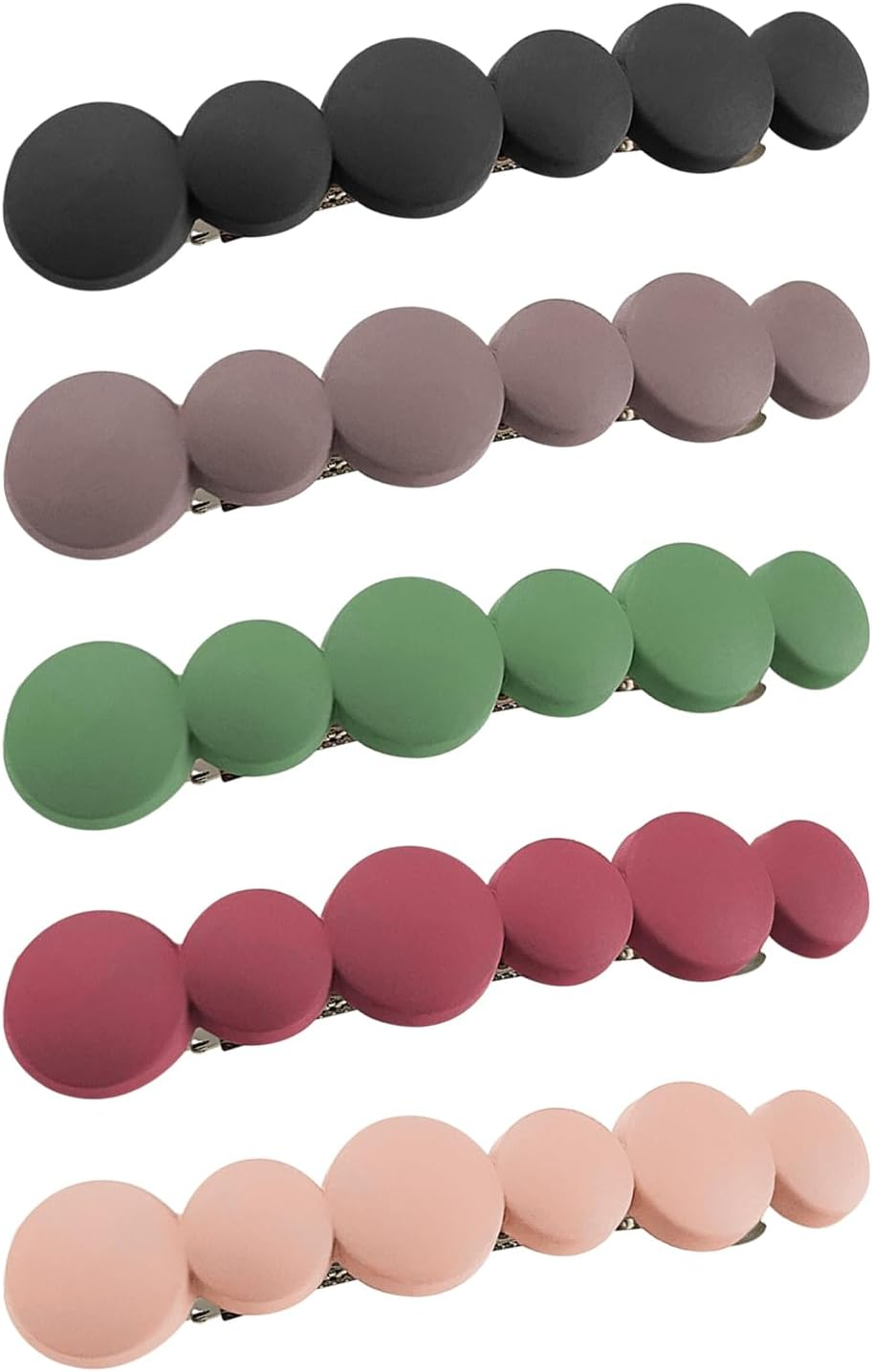 5 Piece Ring Hair Pin French Simple Hairpin Women Bangs Short Hairpin Accessories for Women image number 1