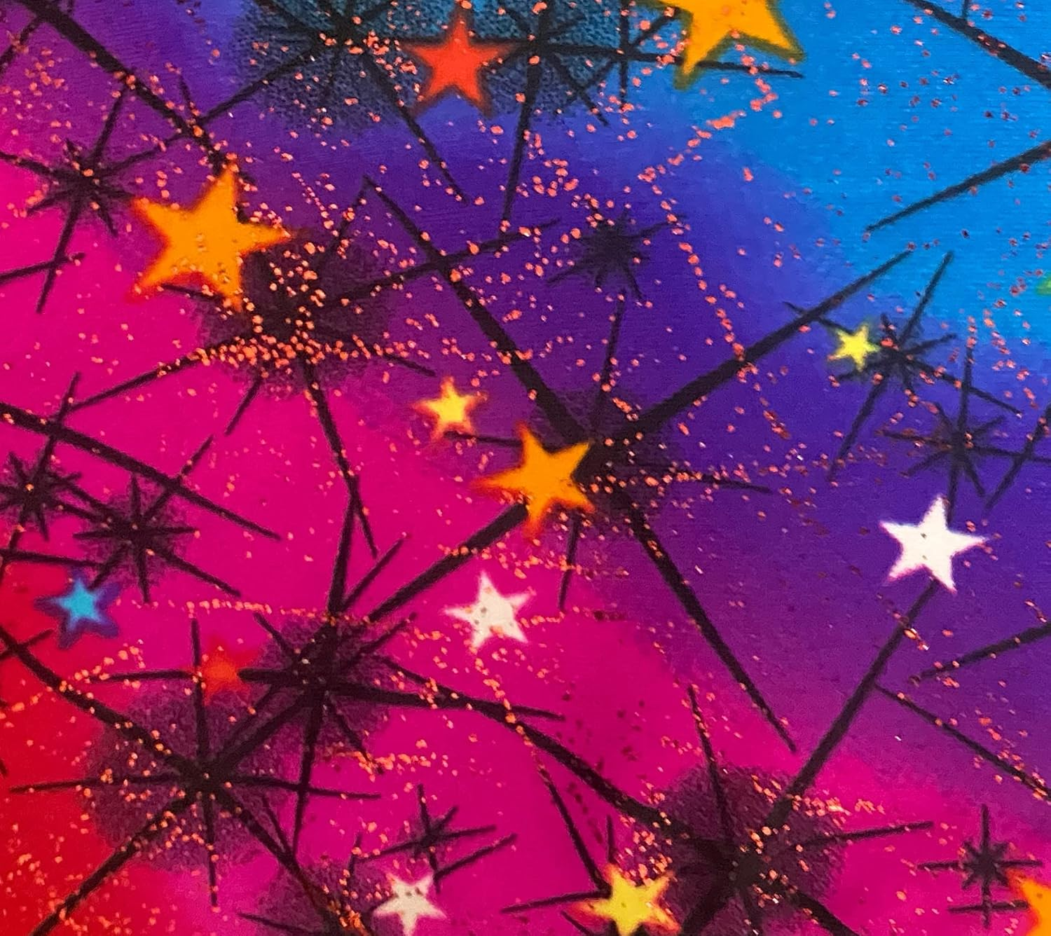 Ice Fire Figure Skating Criss Cross Pants - Rainbow image number 5