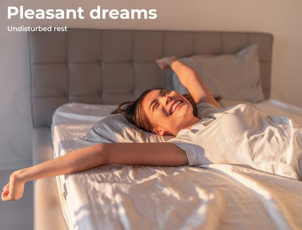 Dreamz King Single Mattress Hypo-Allergenic Materials, 16Cm Thickness, with 5-Zone Pocket Spring System,High-Density Foam Tight Top, Medium Firm Coil Bedding, Breathable Top, 15Yrs Warranty, White