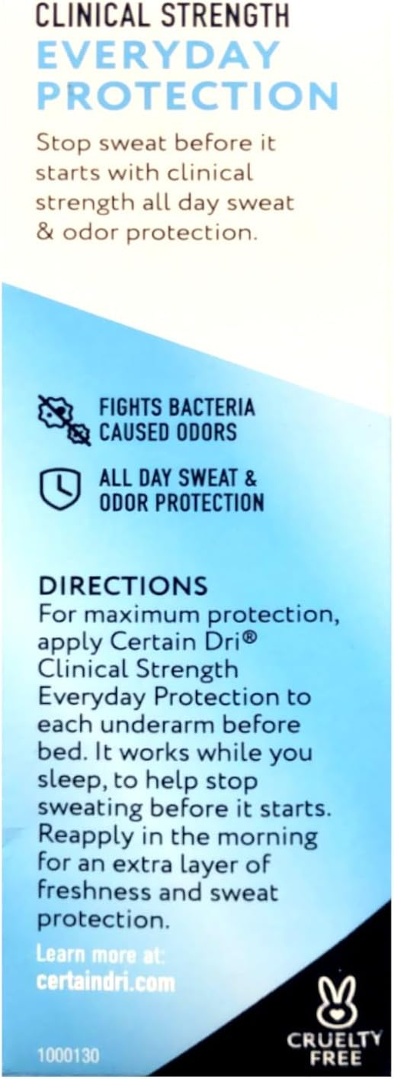 CERTAIN DRI Everyday Strength Clinical, Antiperspirant/Deodorant, Morning Fresh Solid 2.6 Oz (Pack of 3) image number 1