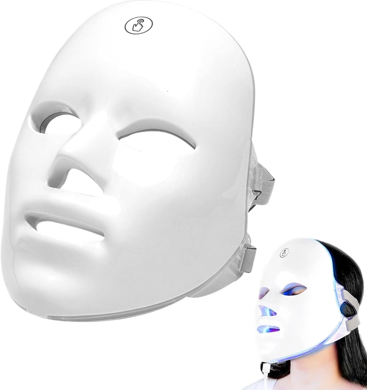 LED Style Cover | Light Beauty Mask 7-In-1 Wireless Facial Technology, Red & Hydration & Rejuvenation, Rechargeable & Portable image number 5