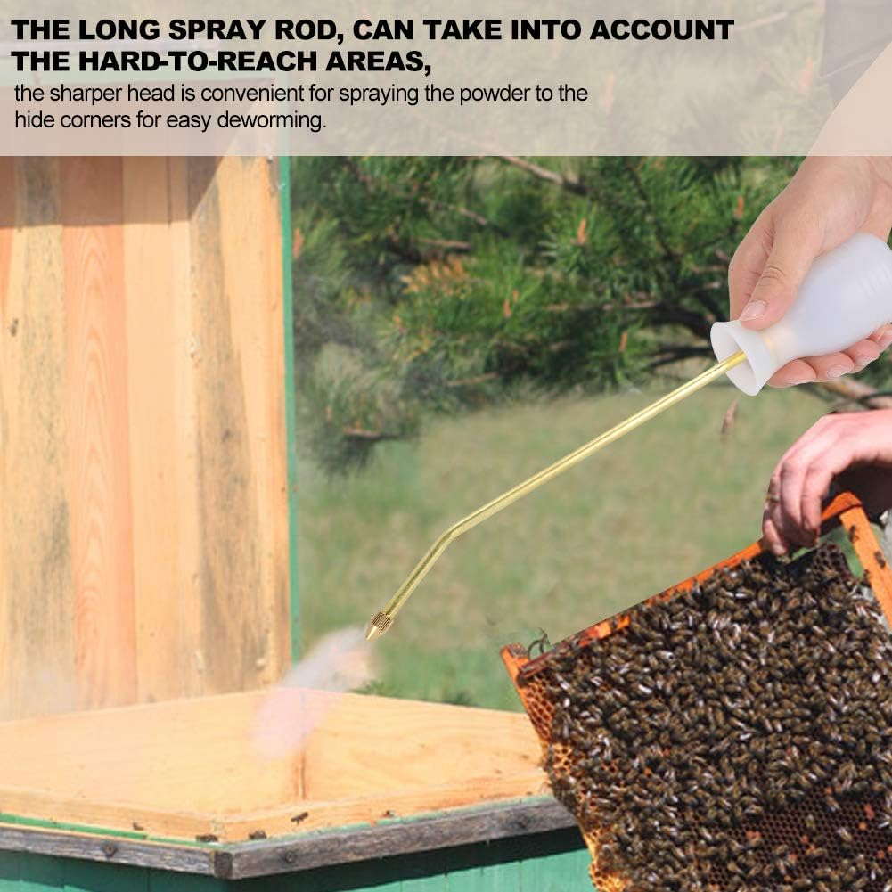 Dedicated Beekeeping Powder Duster, Beekeeping Powder Blower, Silicone for Bees Birds image number 4