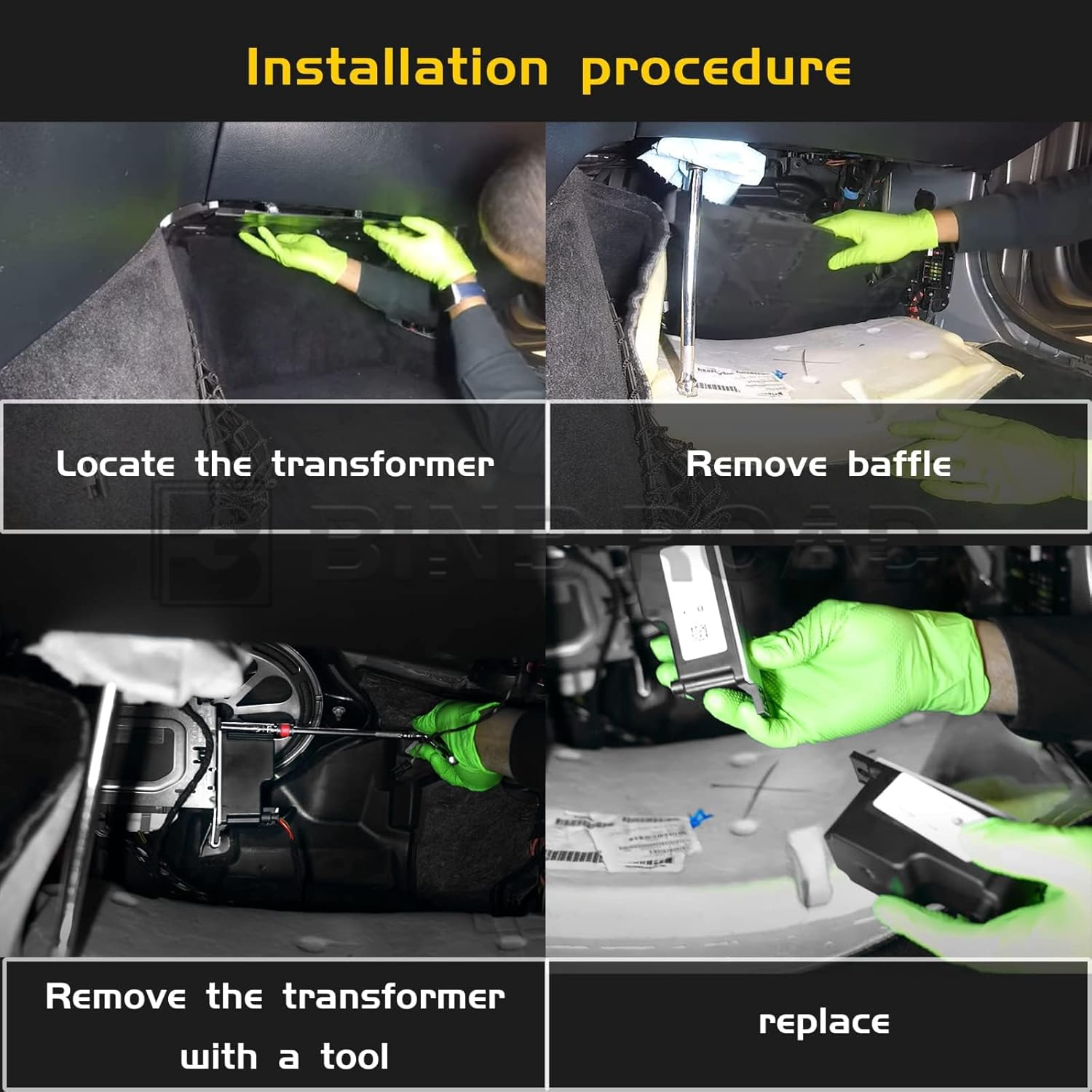 BINB ROAD Power Voltage Converter Module Auxiliary Battery 2059053414 Compatible with Mercedes-Benz C43/C63 AMG C180 C200 C250 C300 2014-2019 image number 5