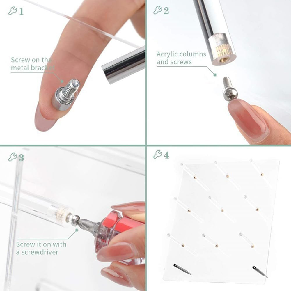 Stand Holder Candy Doughnut Party Bar Event 9 Holes Acrylic Donuts Wall Display image number 3