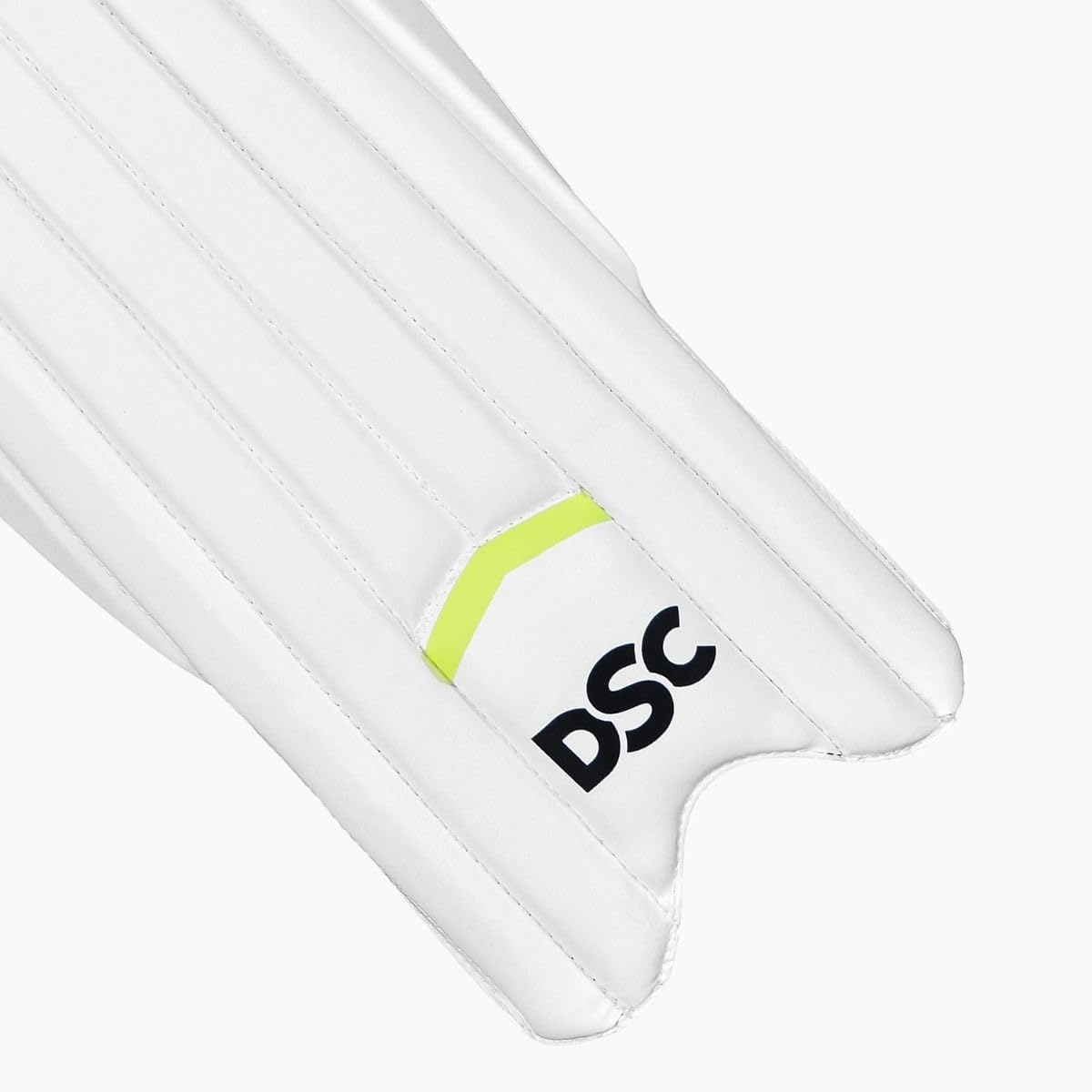 DSC Xlite 35 Cricket Wicket Keeping LEGGUARD | Color: White | Size: Mens | Material: Premium PU | PU Facing | Bolsters | Highly Comfortable & Perfect