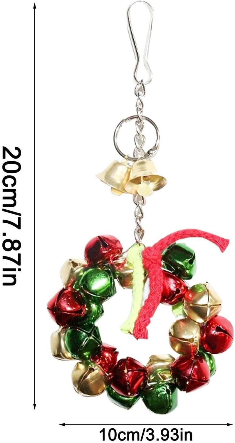 Shurzzesj Bird Cage Bells, Parrot Chew Toys, Iron Bells, Parrot Enrichment Toys for Cockatiels, Cockatiels, Conures, Parakeets, Budgies, Love Birds image number 2