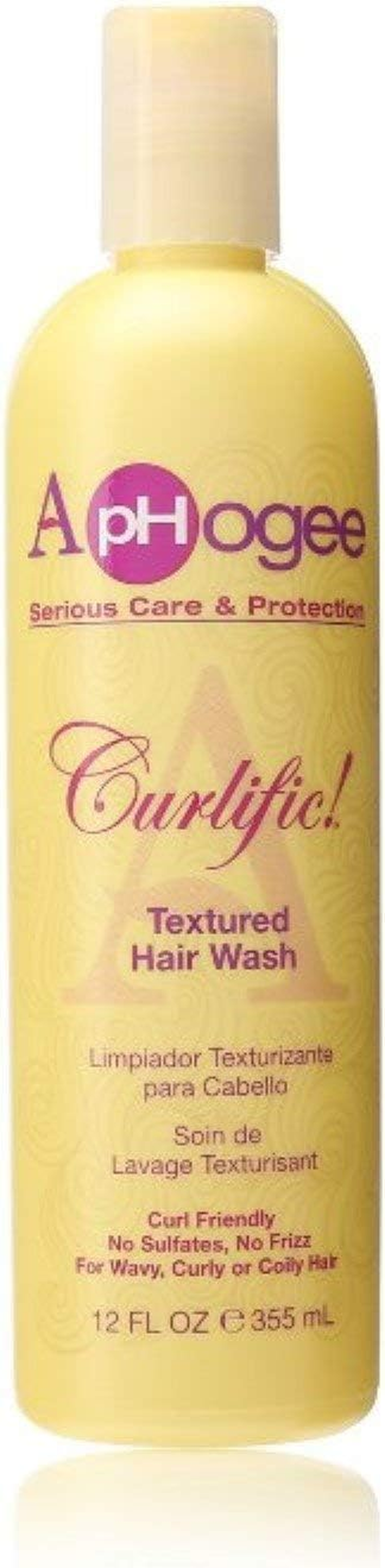 Aphogee Curlific Textured Hair Wash, 12 Oz (Pack of 9)