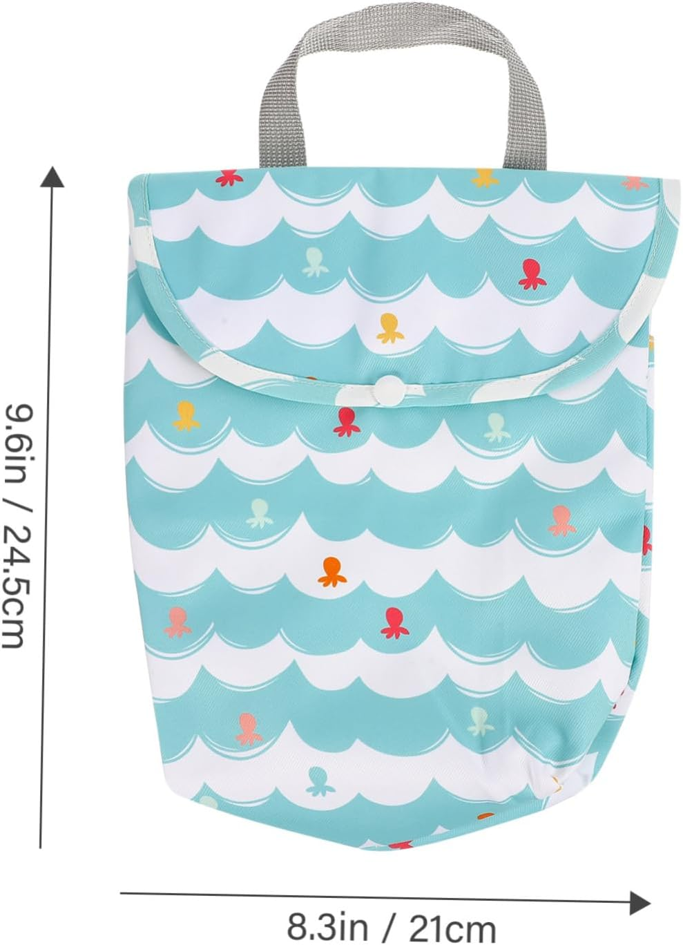 VANZACK Waterproof Diaper Organizer Pouch for Baby Diapers Portable Infant Storage Bag with Dual Pockets for Travel and Outdoor Use image number 6