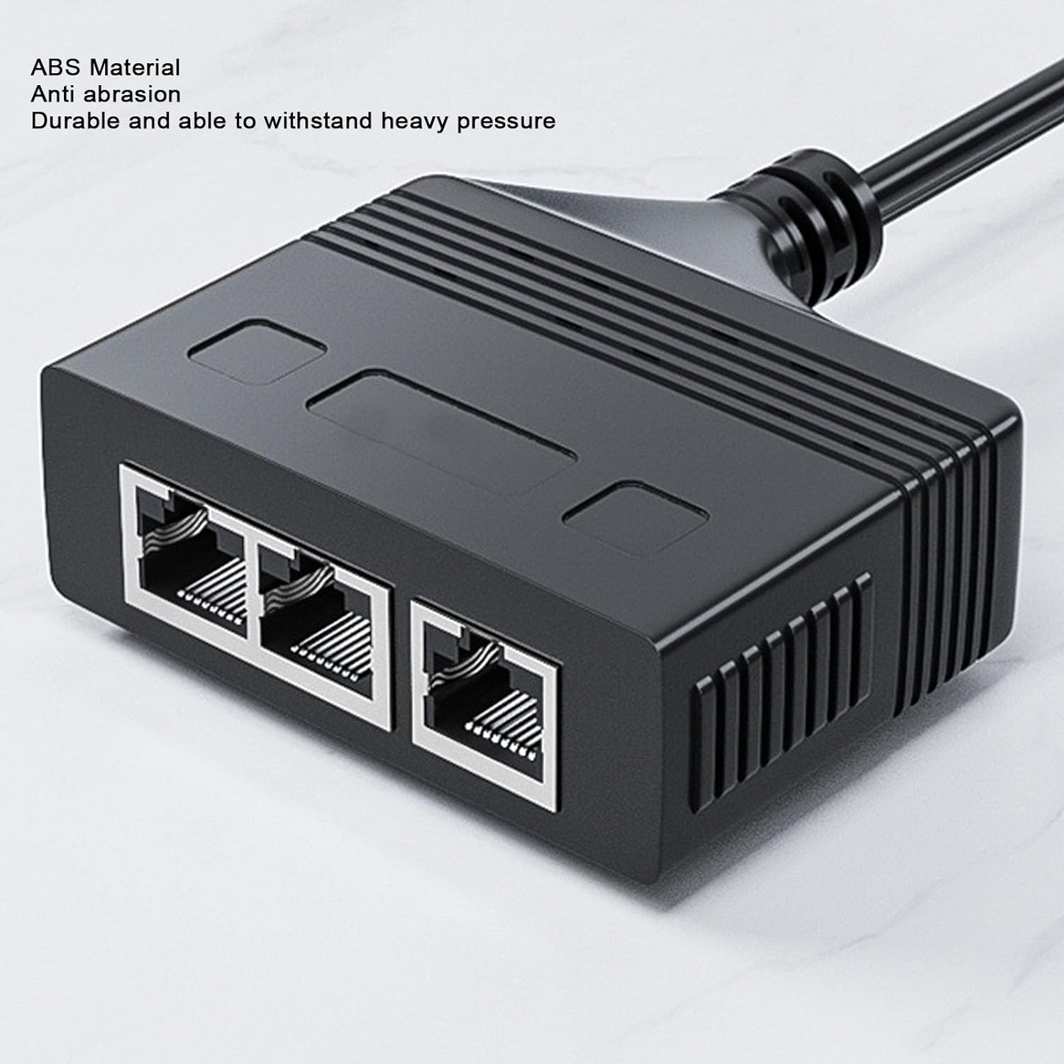 Zopsc RJ45 Ethernet Splitter High Speed 1 to 4 Out, 1000Mbps Network Splitter Ethernet Hub with USB Interface, Internet Switch for ADSL Modems, Tvs, Set Top Boxes, Routers, Zopsc9Ye6Rfnvau image number 2