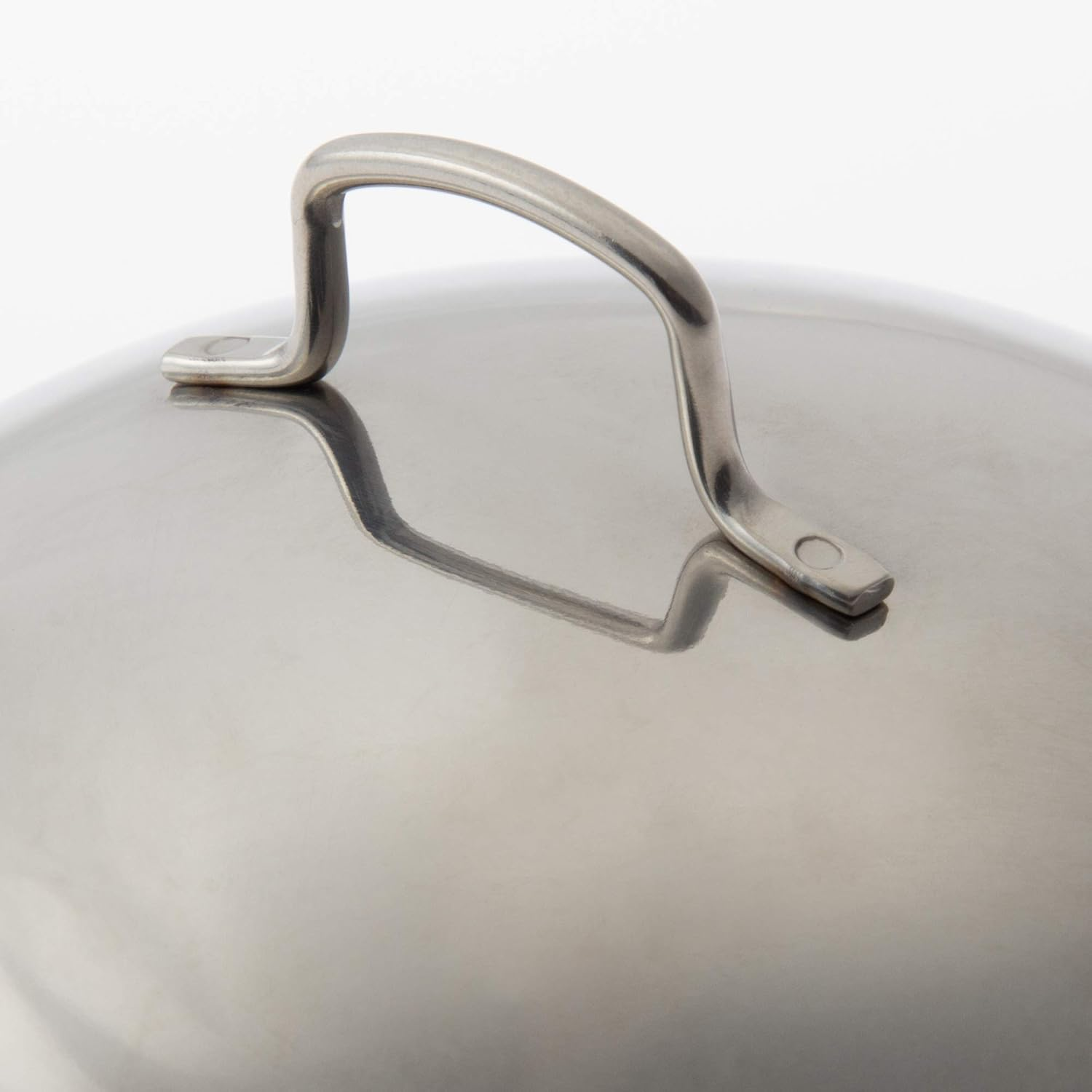 TKG Corporation PPTA403 Petit Wok Lid for 3.9 Inches (10 Cm), 18-8 Stainless Steel, Made in Japan image number 2