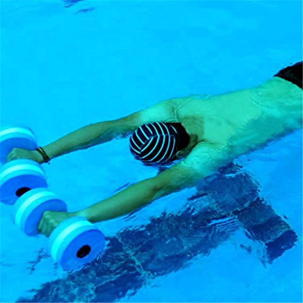 Aquatic Exercise Dumbbells 2PC Foam Dumbbells Aquatic Hand Bars for Pool Fitness, Dumbbell Weight Workouts, Pool Exercise Equipment,Resistance for Water Aerobics Fitness (Green)