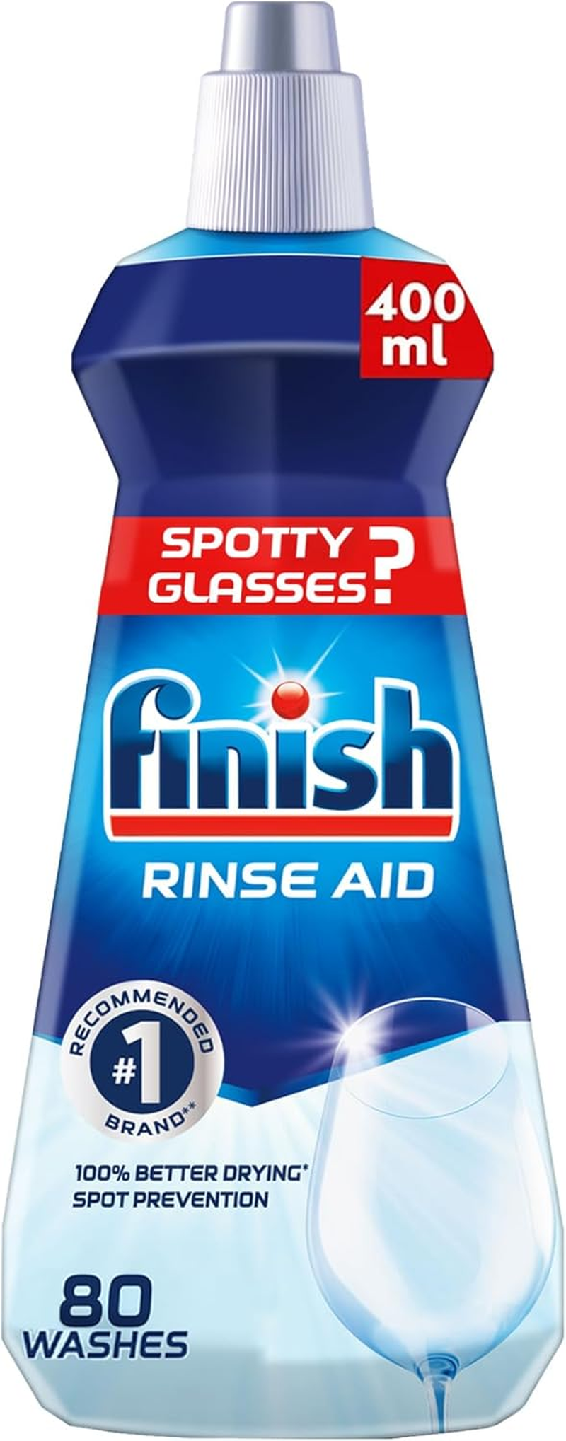 Finish Rinse Aid, 400Ml, Regular, Shinier and Drier Dishes image number 5