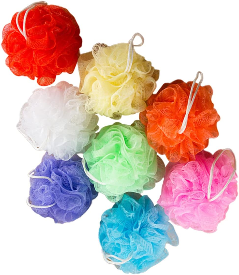NULYLU 16Pcs Shower Sponges Soft Mesh Body Scrubber for Gentle Exfoliation for Bathroom Use Mixed Colors image number 1