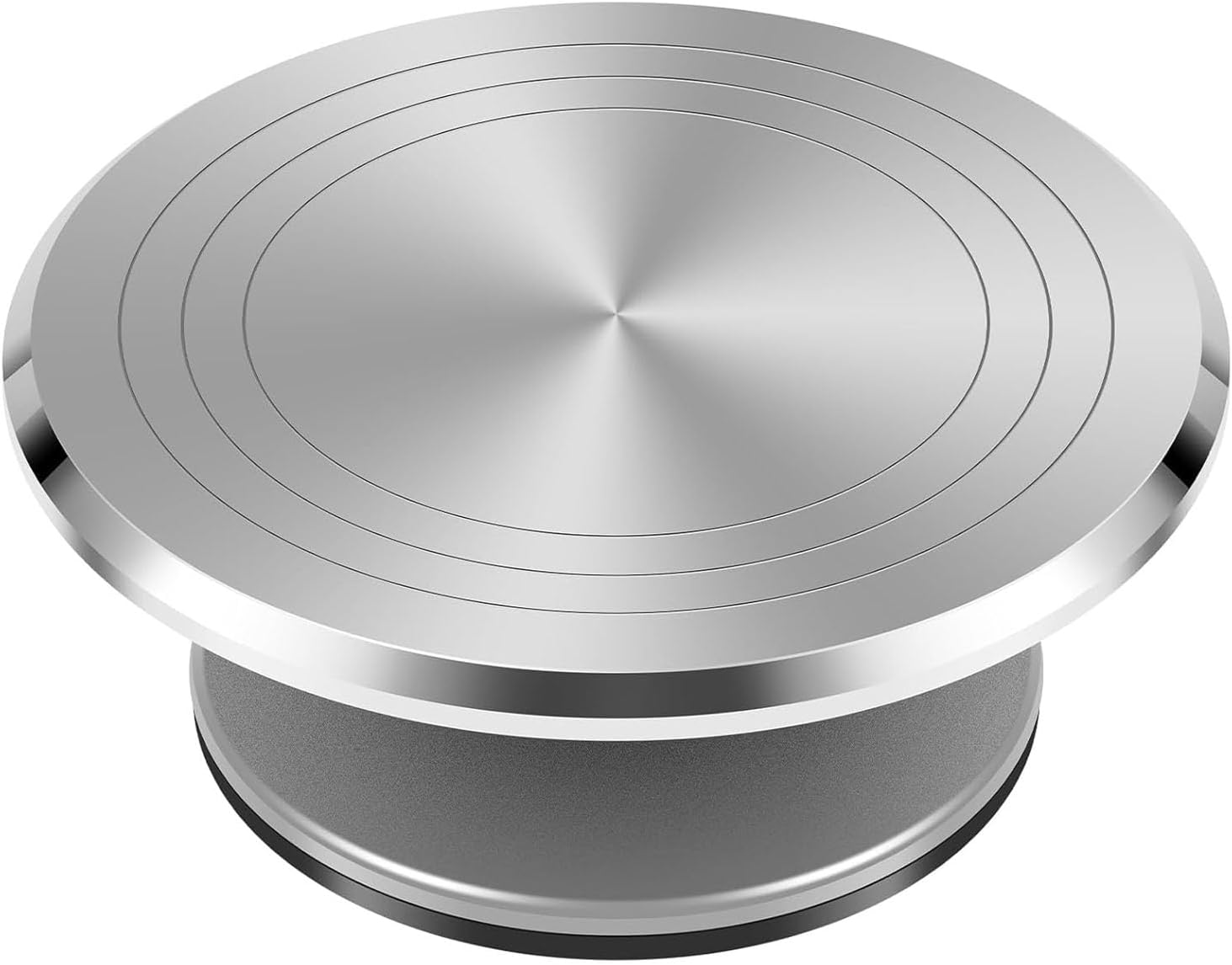 Large 10" Sculpting Pottery Wheel - Heavy Duty All Metal Construction & Turntable with Ball Bearings, Easy Rotation Cake Mounting Table, Aluminum Alloy Baking Ceramic Clay Sculpture Tool Turntable image number 6