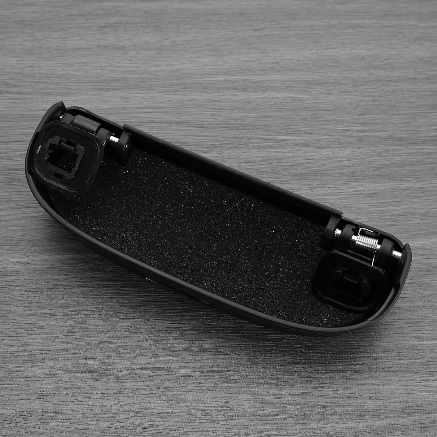 Emsea Sunglasses Case with Installation Tools Compatible with Toyota CHR, Corolla, RAV4, Yaris, Camry Car Sunglasses Storage Box Organizer Interior Accessories Black image number 1