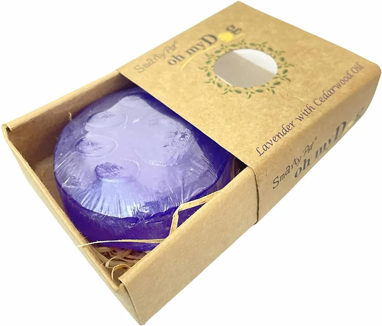 Oh My Dog Fur Brightening Antibacterial Organic Dog Soap by Pet Needs- with the Goodness of Lavender with Cedar Wood Oil (Pack of 2) image number 2