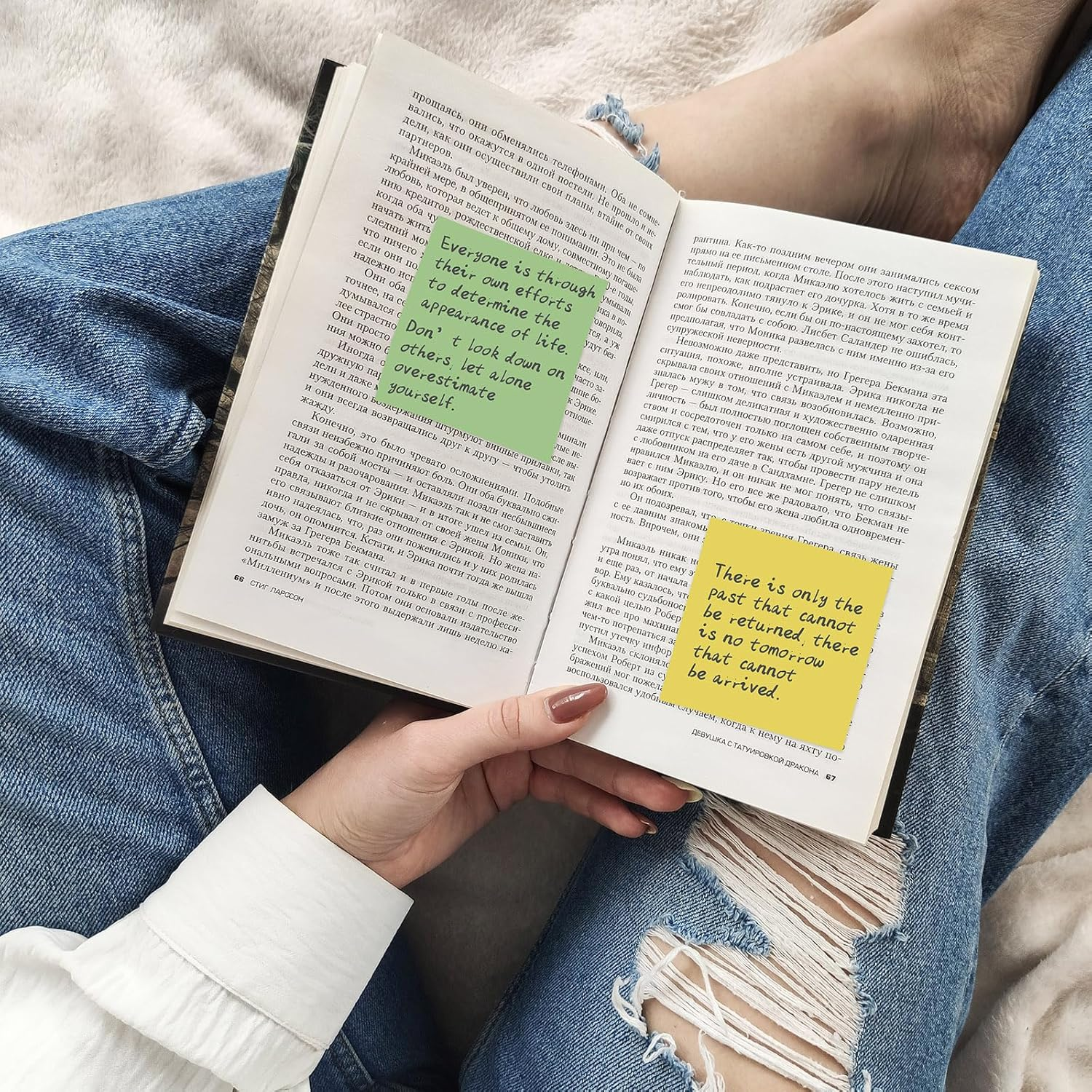 ZCZN 12 Pads Pastel Coloured Sticky Notes Jeju Colour, 60 Sheets per Pad, Use as Reminders, To-Do, Memos image number 5