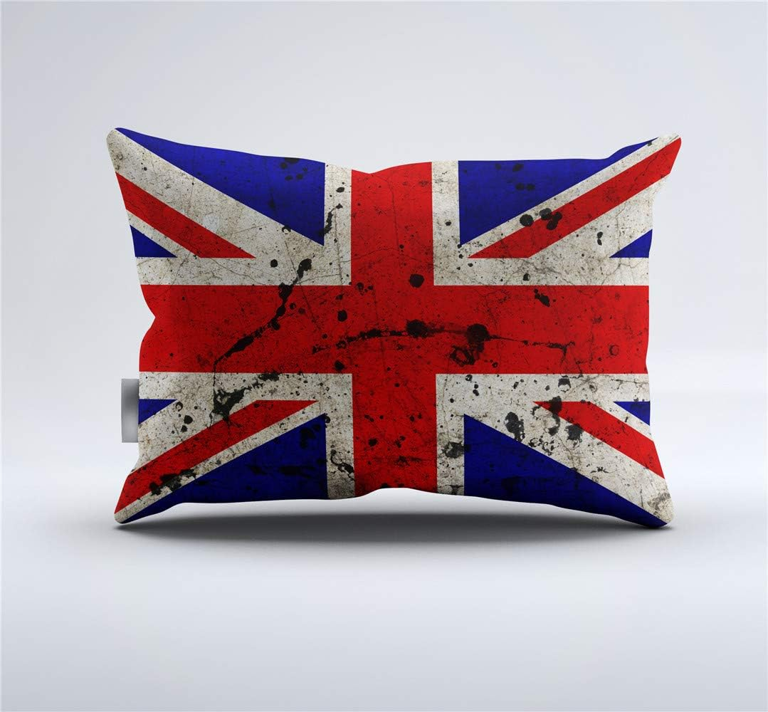 Retro British Flag Design Duvet Cover Set | UK Flag Union Jack Prints Bedding Set | with Soft Duvet Cover+2 Pillow Shams(3Pcs) or Sheet (4Pcs) (Queen-3Pcs,C) image number 2