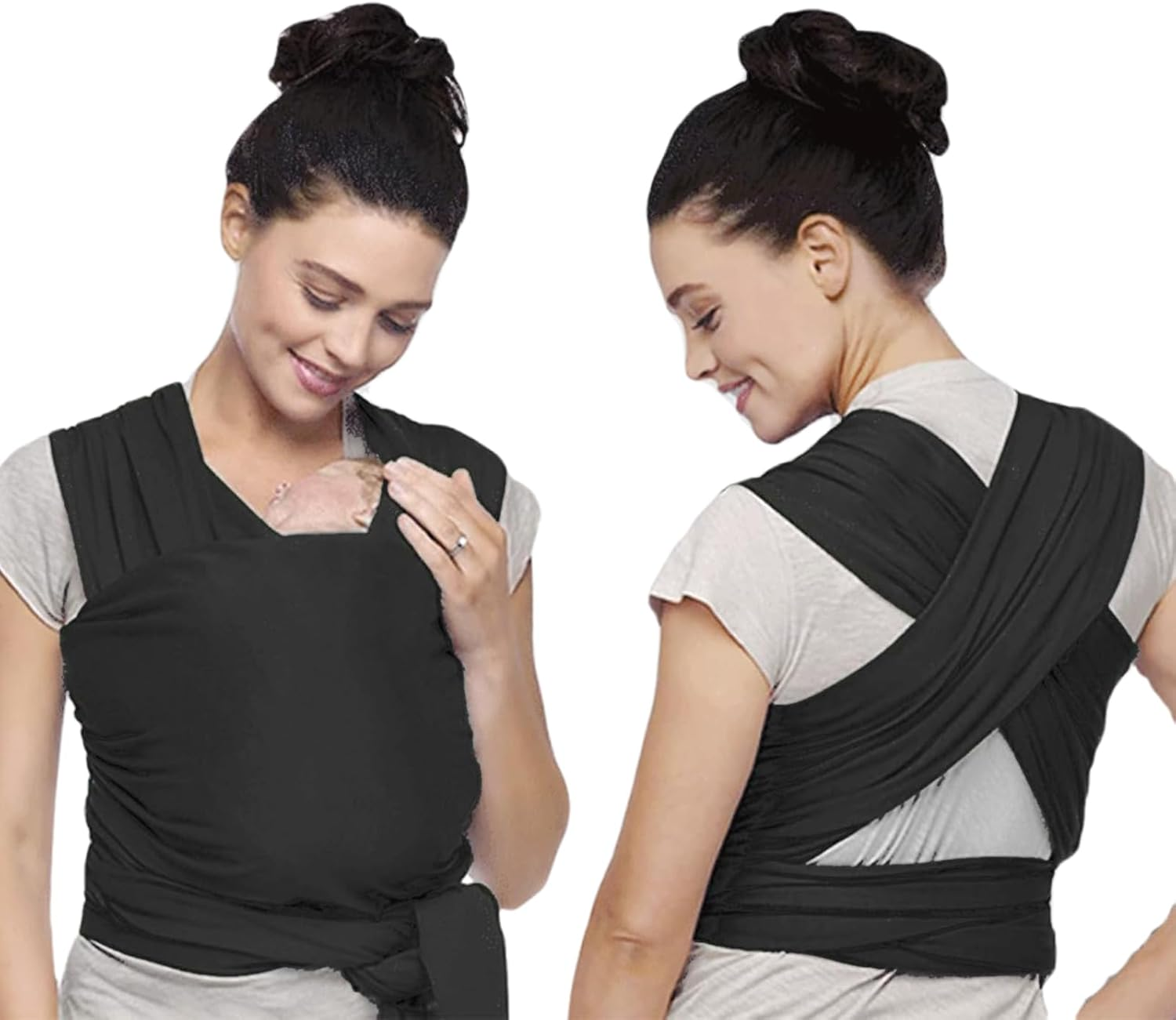 Baby Carrier &ndash; Original Newborn Carrier (For Newborns Weighing up to 22 Pounds), Soft, Safe, Hands-Free, and Ergonomically Designed, Ideal for Bonding with Your Baby, Perfect for New Parents image number 1