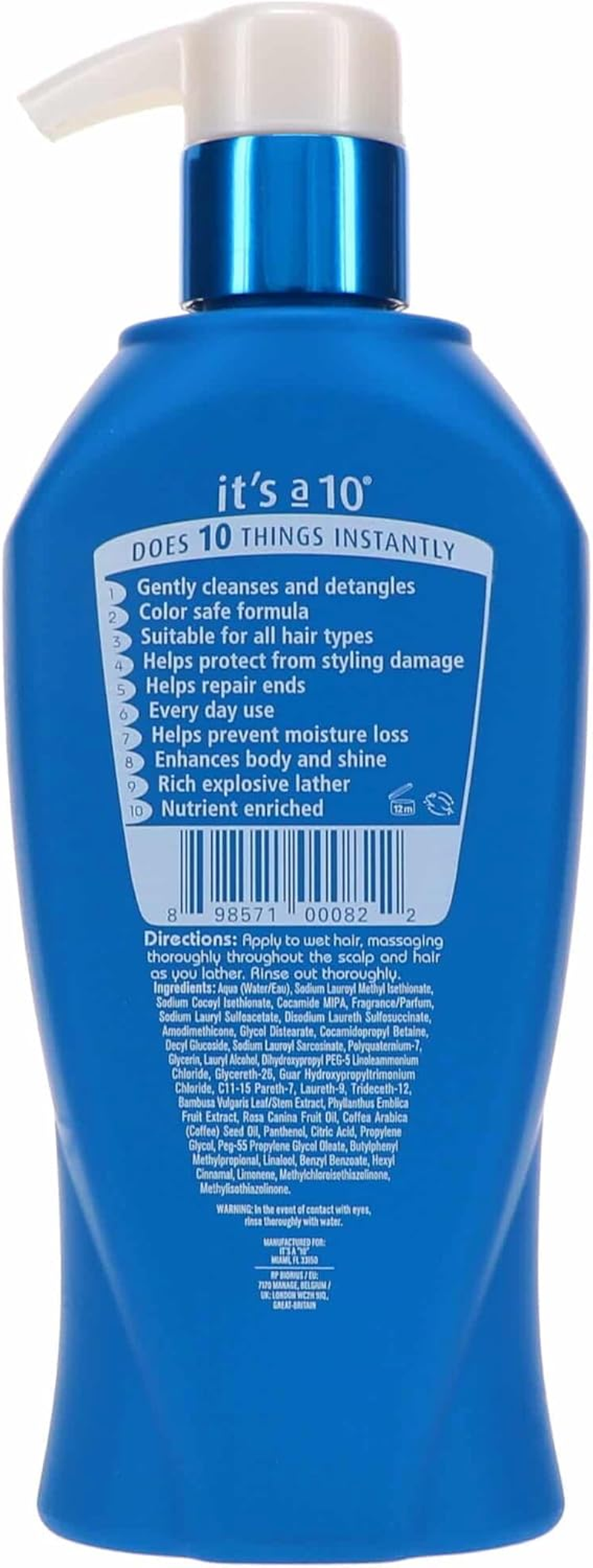IT'S a 10 Potion 10 Miracle Repair Shampoo image number 1