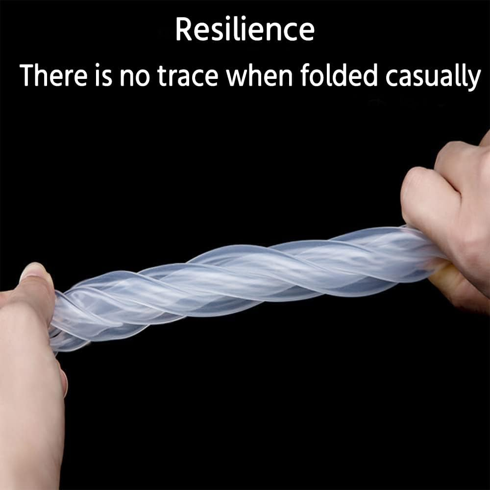 Silicone Tubing 8Mm ID X 10Mm OD Food Grade High-Temperature Pure Silicone Hose Tube Clear Pipe for Home Brewing Air and Liquid Transfer (Length 2 Meter) image number 3