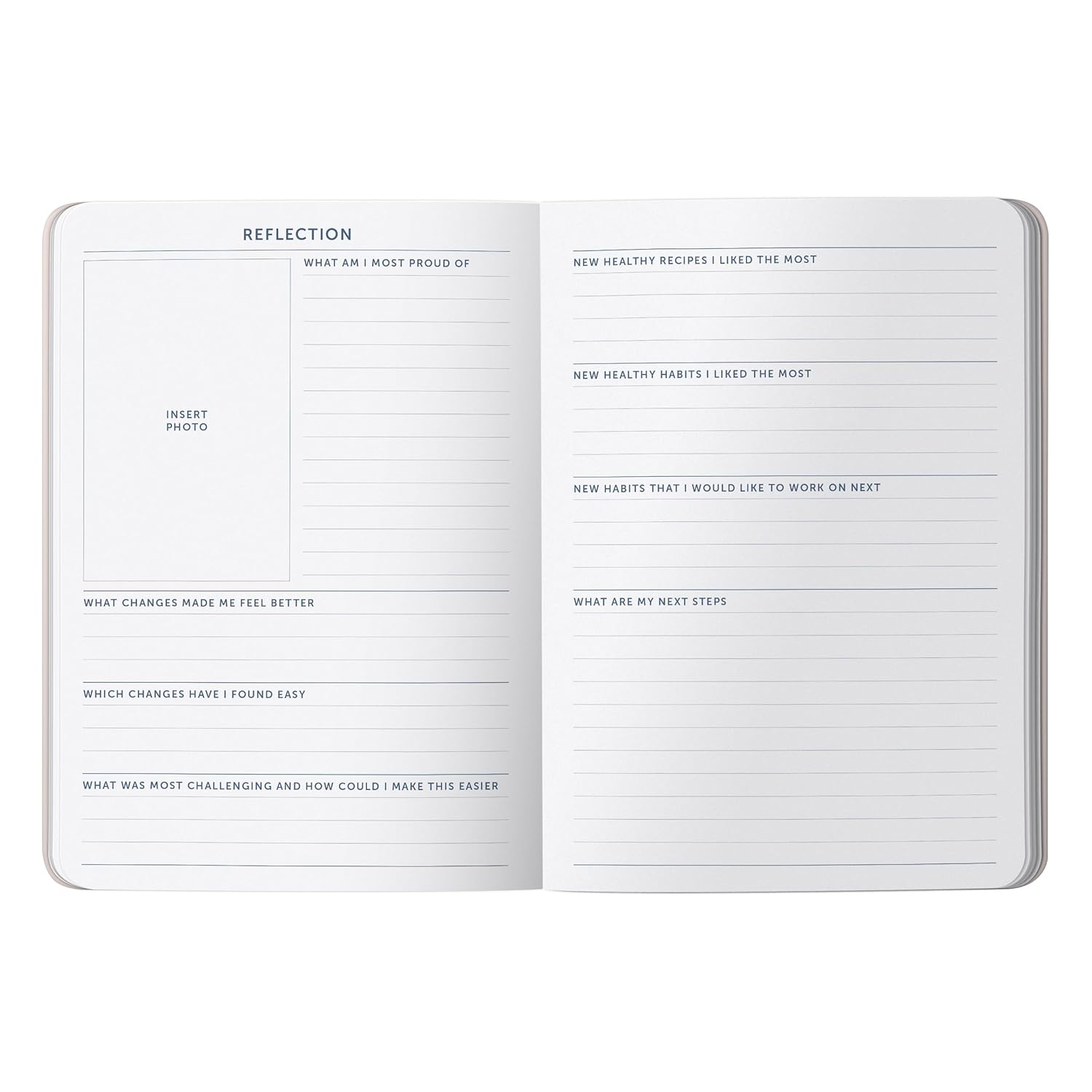 Busy B Food Journal - Floral Daily Food Journal with Weekly Meal Planning, Shopping Lists & Notes. Planner to Help Track Weight Loss - Works with Weight Watchers and Other Diet Plans! FSC&reg; Certified image number 6