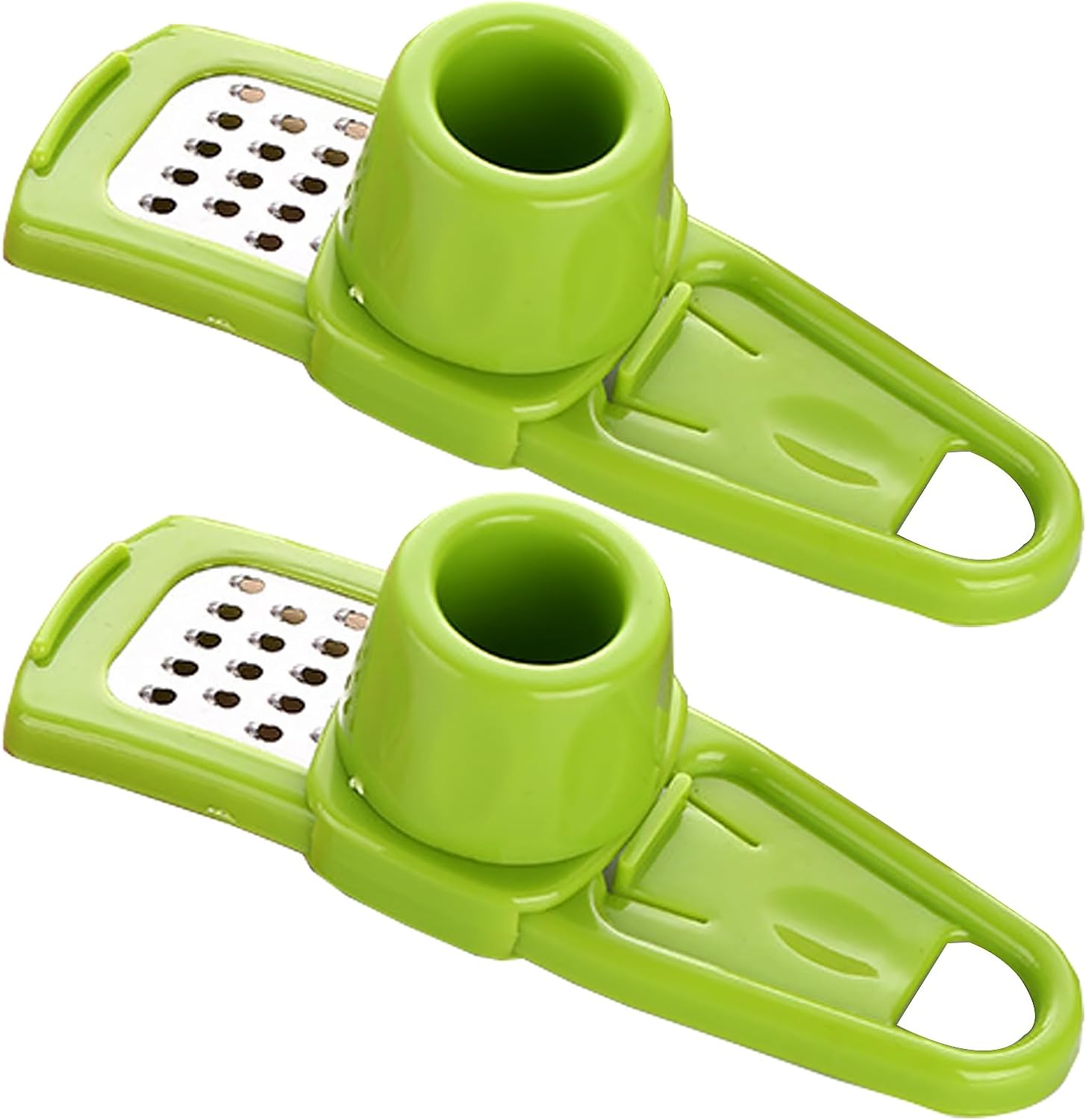 Garlic Grater Tool Garlic Press Garlic Mincer Crusher Graters for Kitchen(Green)